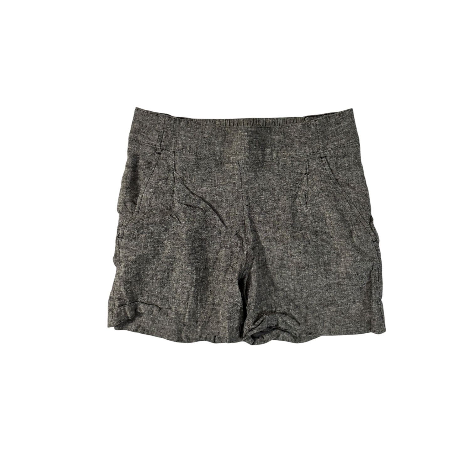 Apt. 9 Apt. 9 Light Gray Breathable Linen Boyfriend Shorts – XS Size 28" / US 6 / IT 42 - 1 Thumbnail