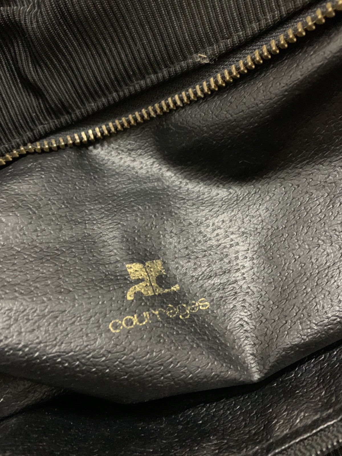 Andre Courreges × Courreges × Designer COURREGES HOMME PARIS CORDUROY/LEATHER HANDBAG Size ONE SIZE - 4 Thumbnail