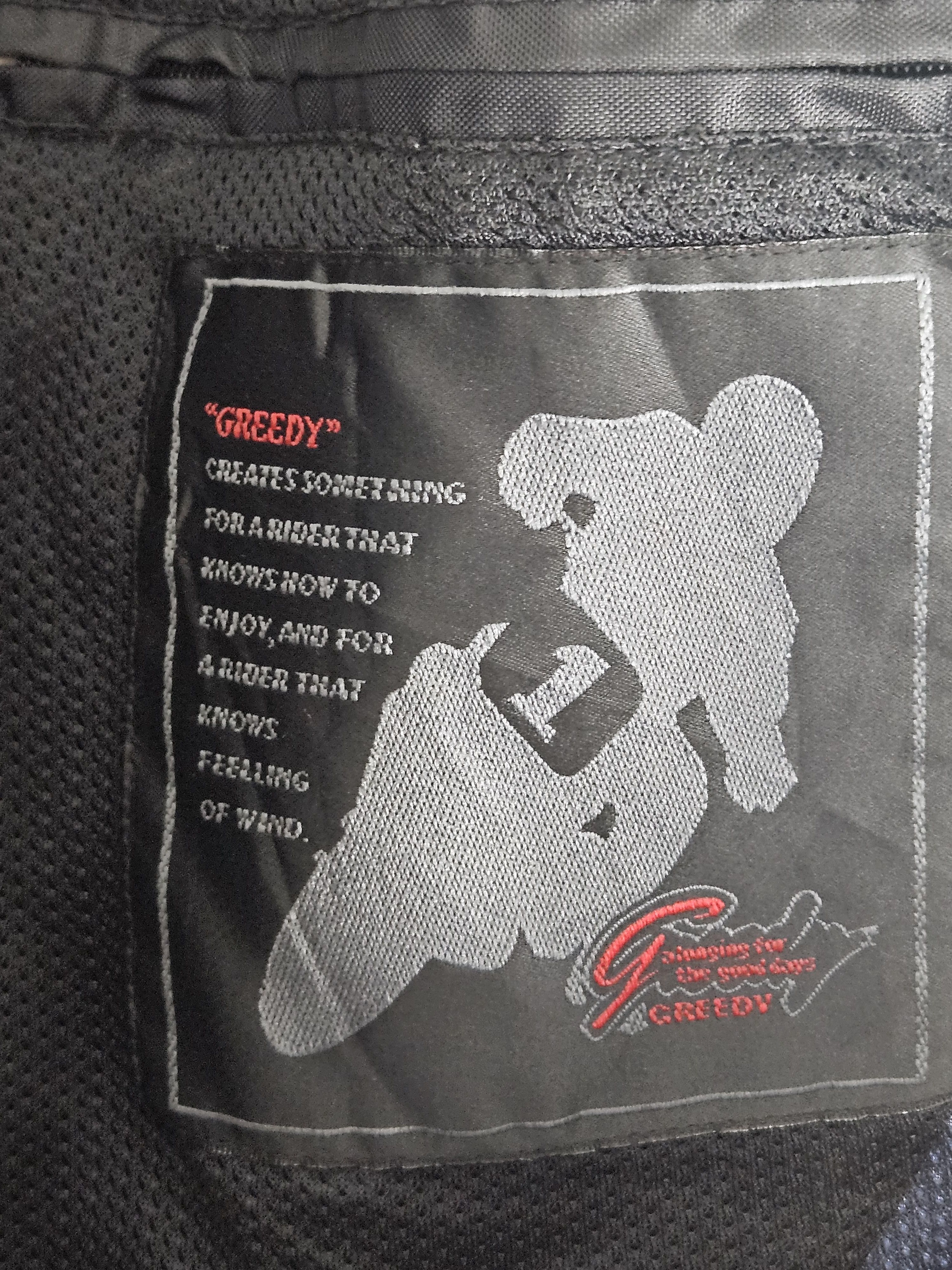 Sports Specialties Vintage Greedy Racing Rider Jacket Size US L / EU 52-54 / 3 - 6 Thumbnail