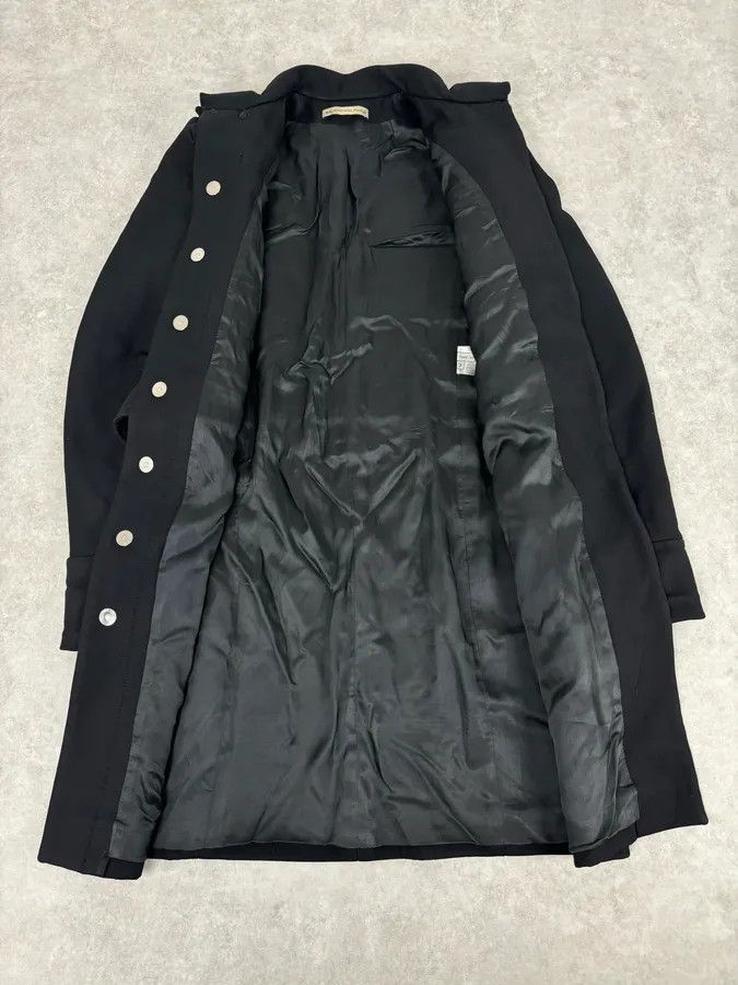 Balenciaga AW2005 Balenciaga Long Premium Wool Black Trench Coat Size US S / EU 44-46 / 1 - 9 Thumbnail