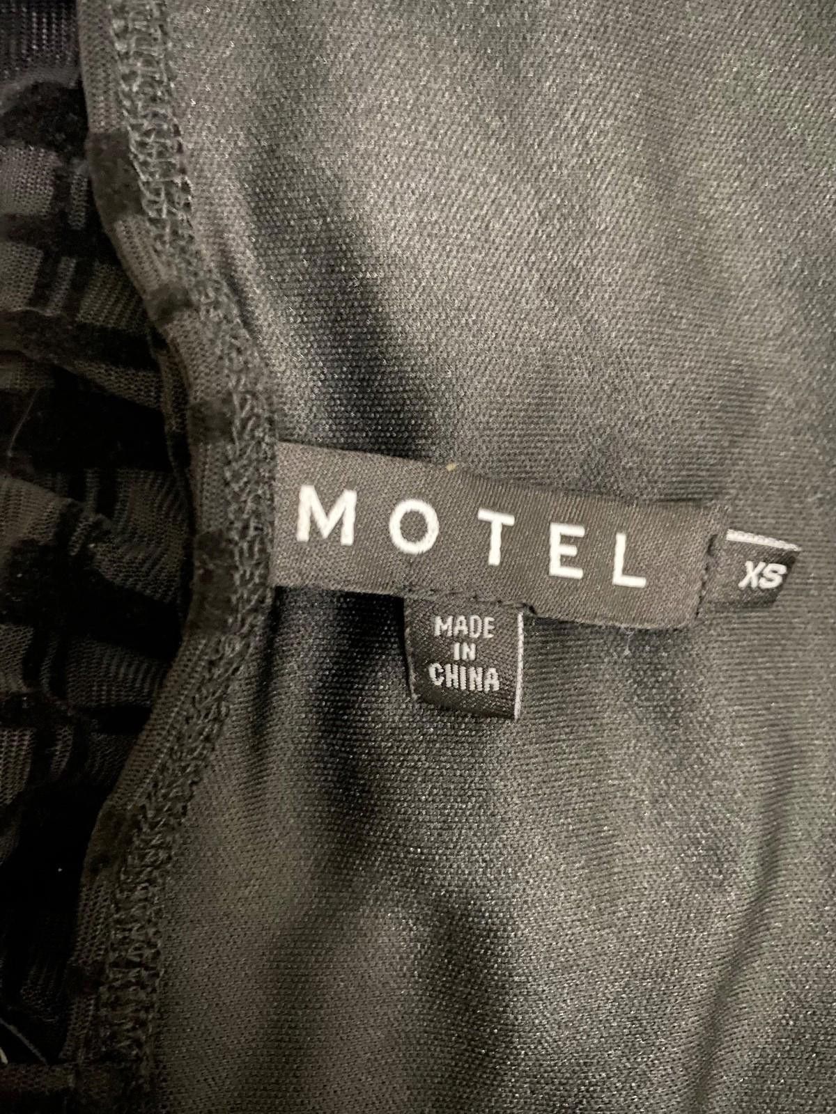 Philippe Model MOTEL Nateda Flocked Plaid Midi Cami Dress (X-SMALL) Size XS / US 0-2 / IT 36-38 - 9 Thumbnail