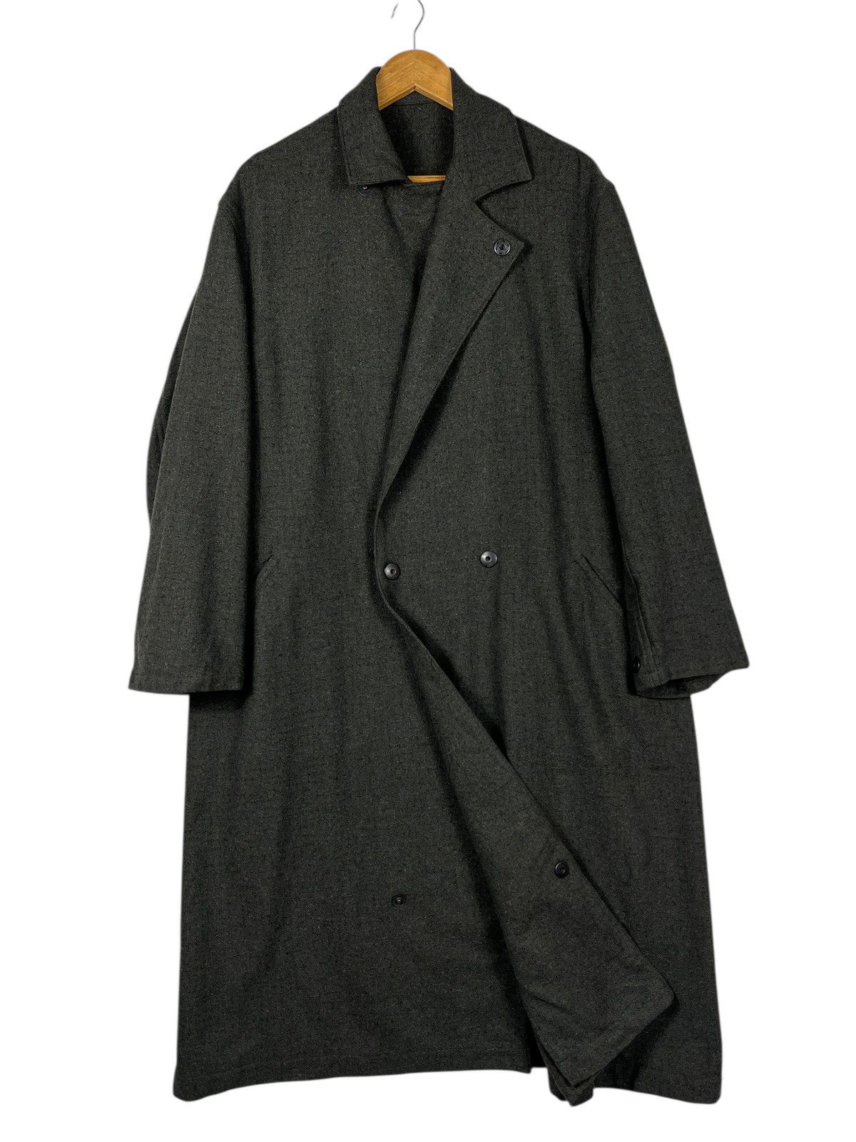 Yohji Yamamoto Yyph Yohji Yamamoto Ys For Men Double Breast Overcoat Size US M / EU 48-50 / 2 - 4 Thumbnail