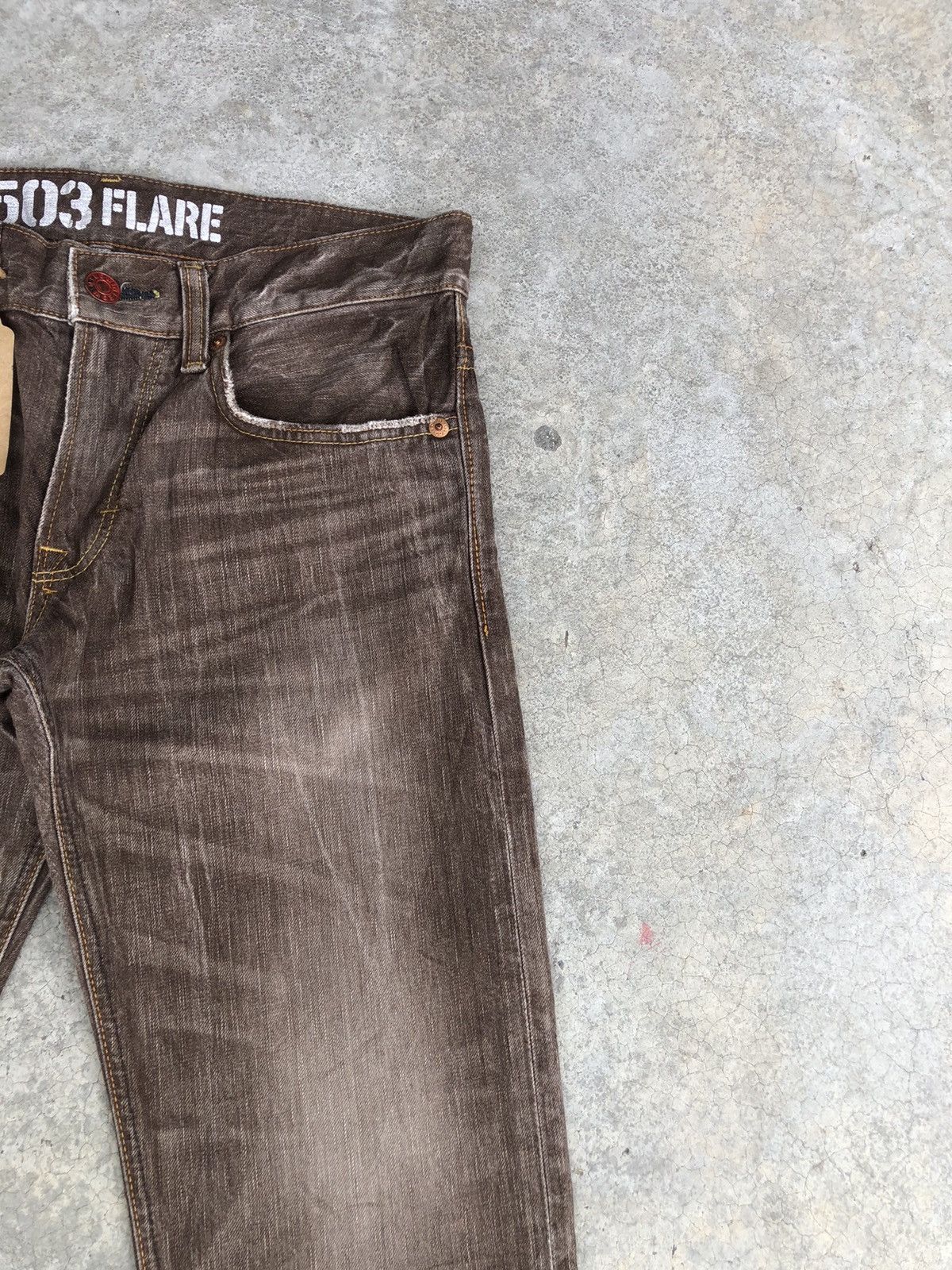 Edwin Japanese Edwin Flared Jeans Distressed Jeans Size US 32 / EU 48 - 5 Thumbnail