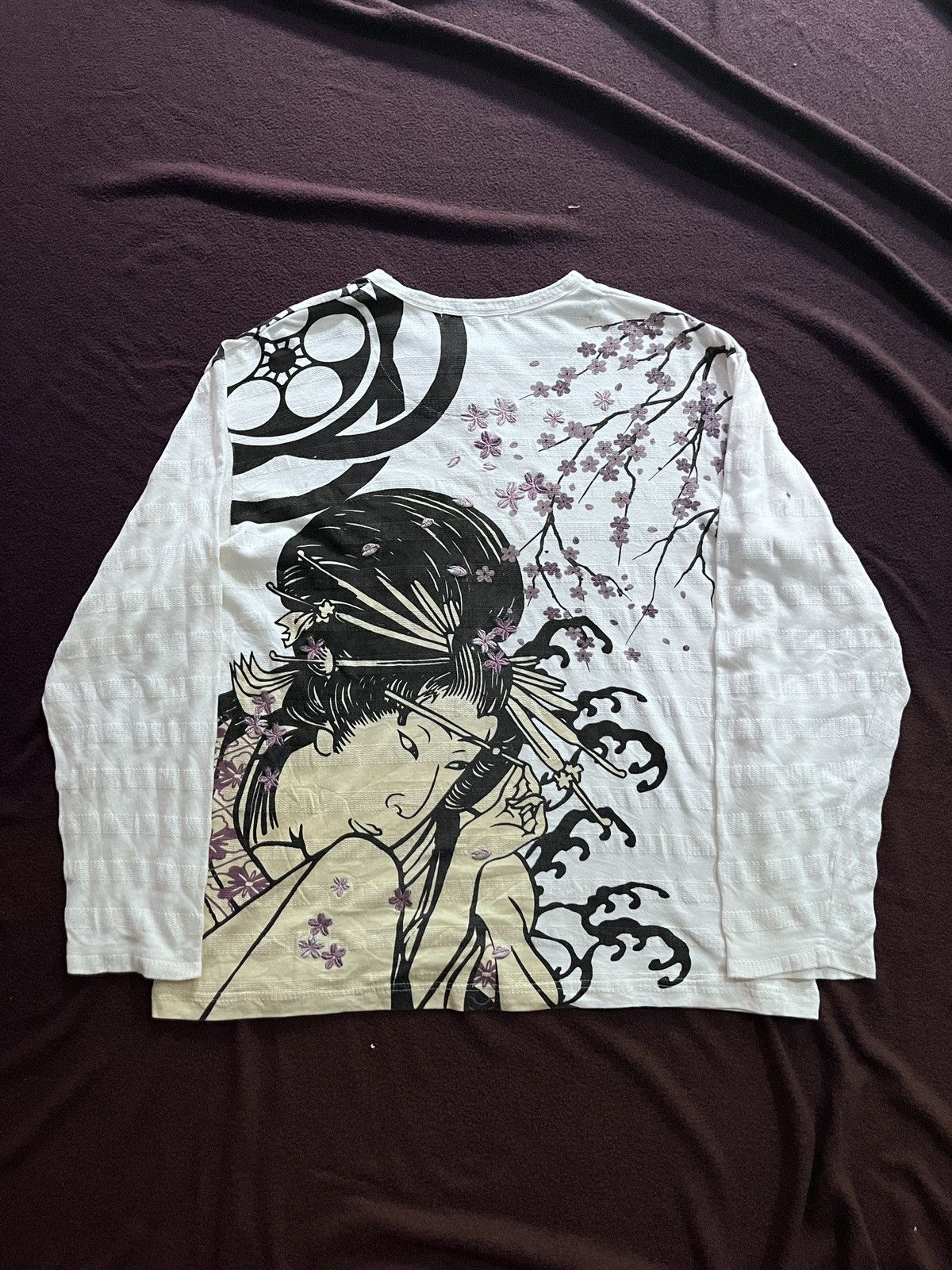 Japanese Brand Japanese Geisha Vintage Sukajan Rare Size US L / EU 52-54 / 3 - 1 Thumbnail