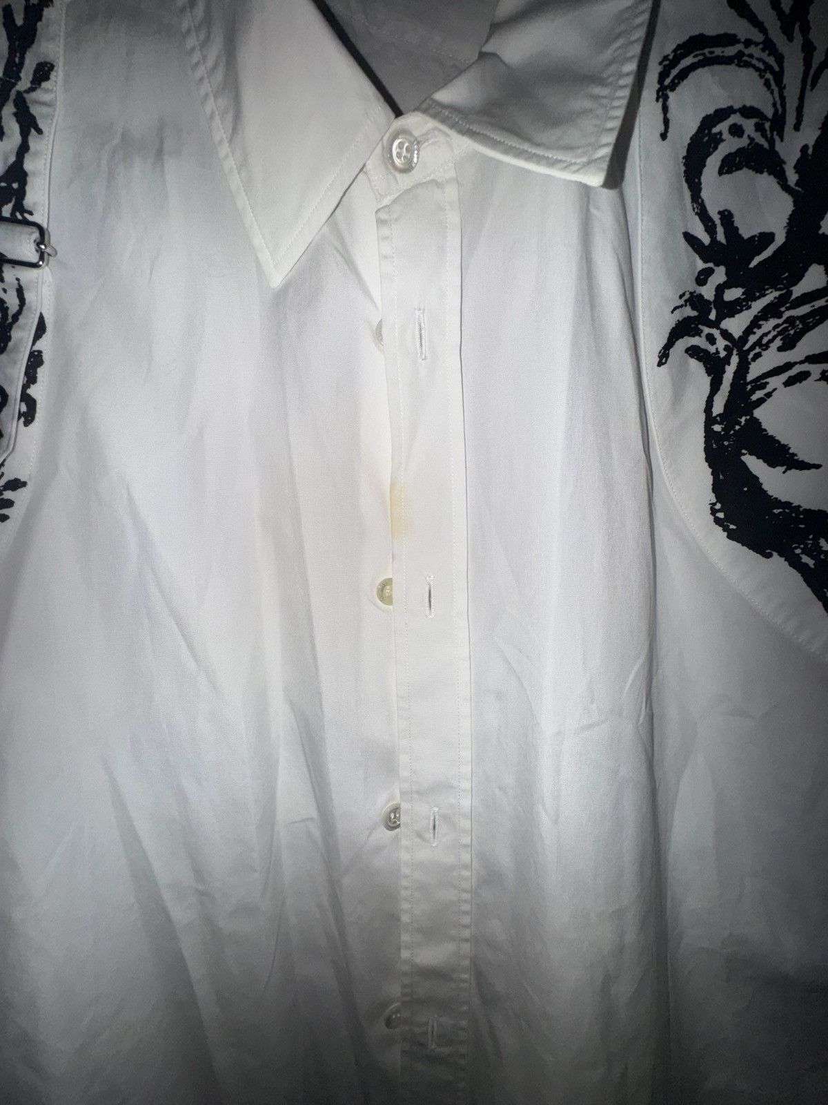 Alexander McQueen Alexander McQueen printed harness button down shirt Size US L / EU 52-54 / 3 - 2 Thumbnail