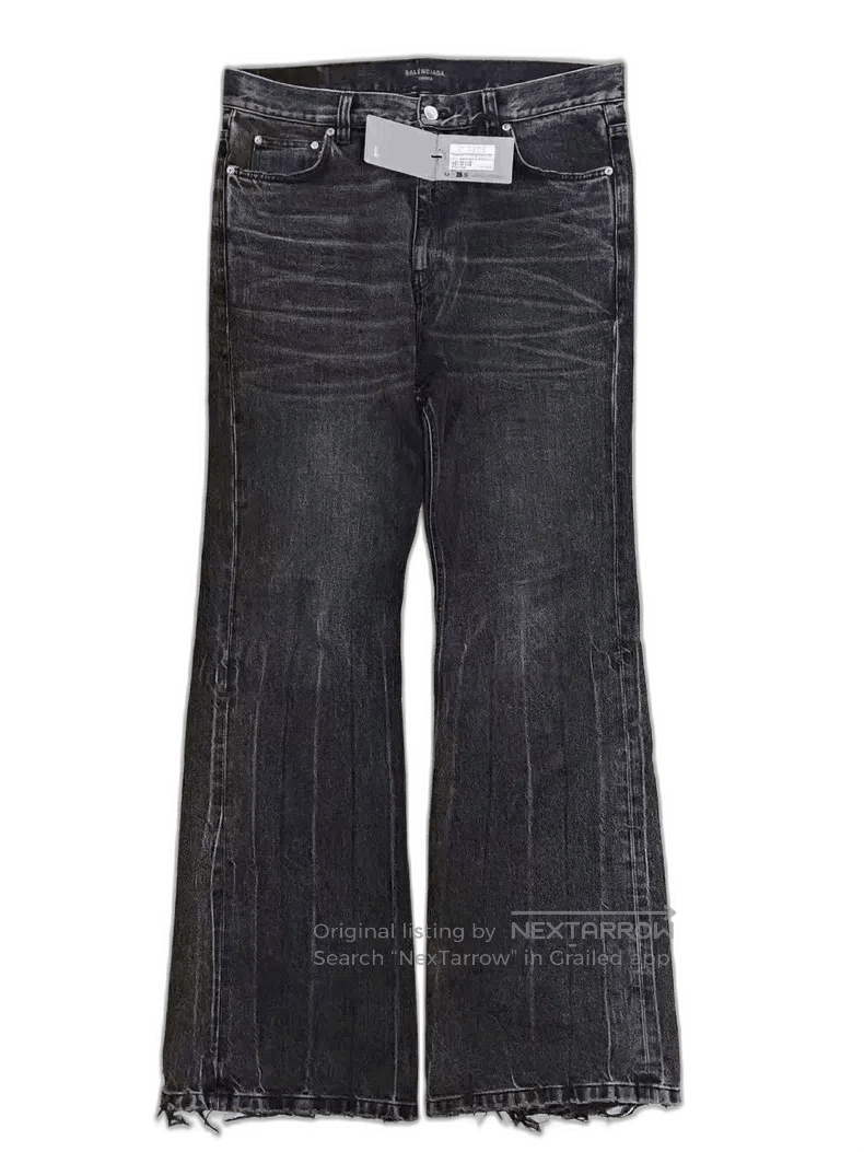 Balenciaga Balenciaga FW22 Lost Tape Flared Jeans | Grailed