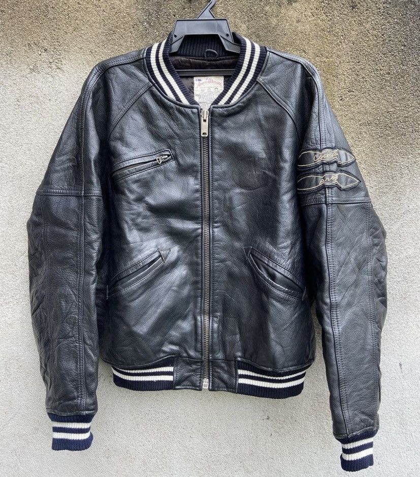 Avirex Vintage Avirex Leather Varsity Jacket Champions Size US M / EU 48-50 / 2 - 1 Thumbnail