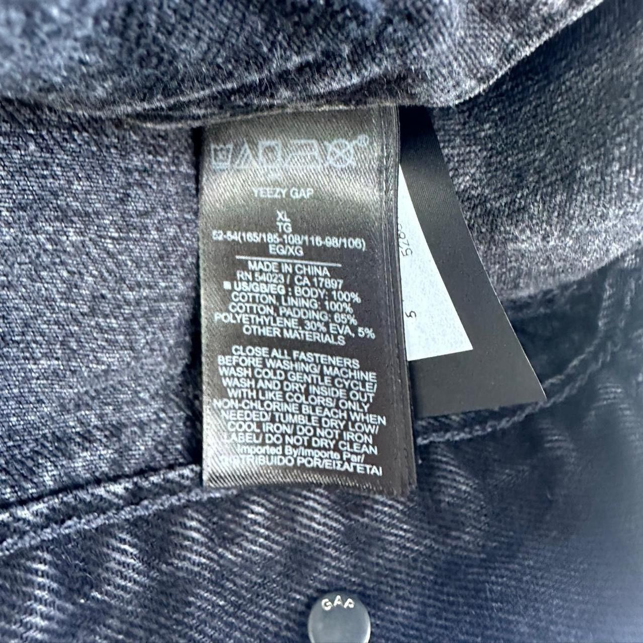 Balenciaga × Gap × Yeezy Yeezy Gap Balenciaga Denim Jacket Size US XL / EU 56 / 4 - 4 Thumbnail
