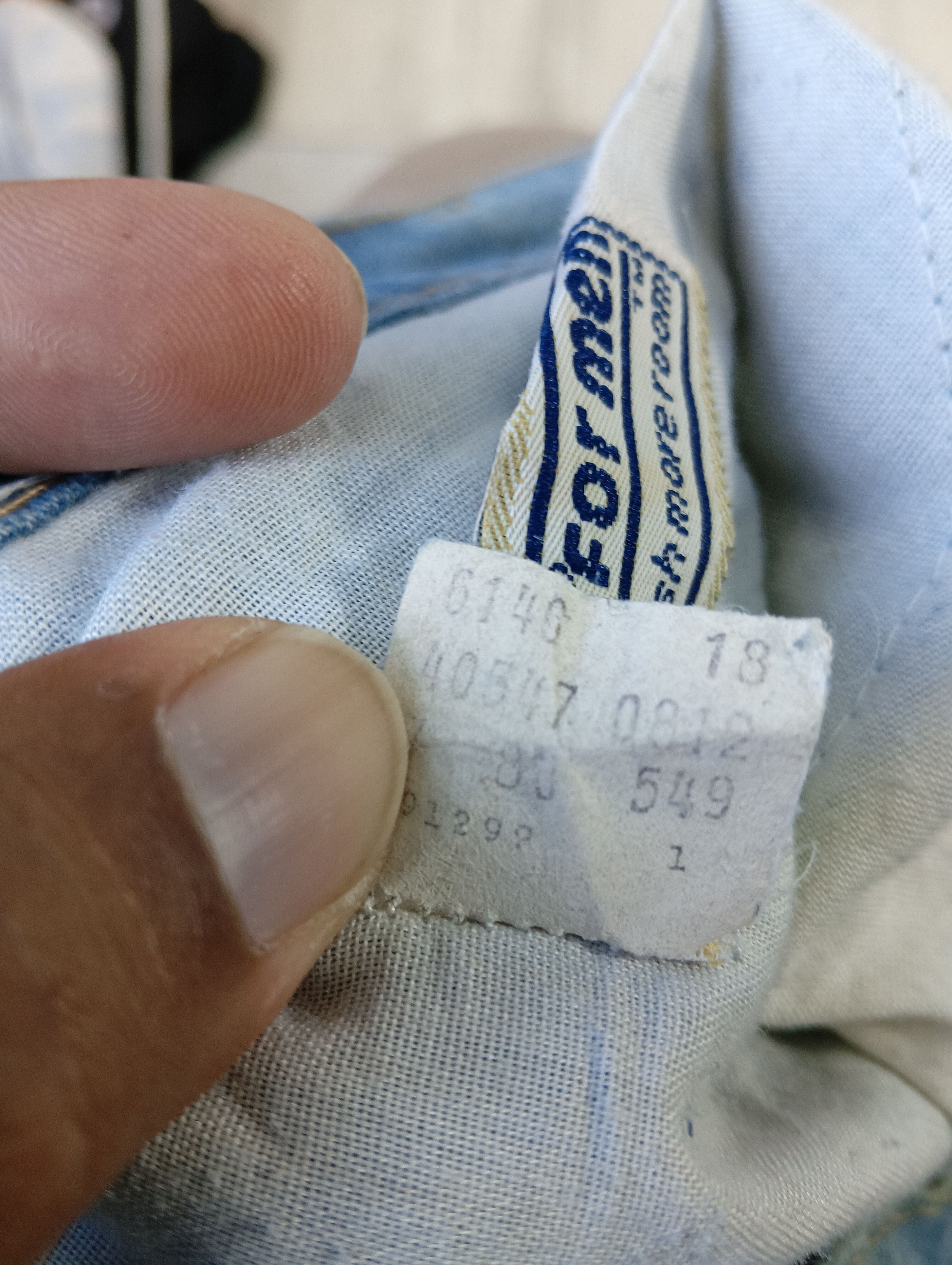 Levi's vintage LEVIS ORANGE TAB 80s VINTAGE DISTREESED JEANS Size US 40 / EU 56 - 10 Thumbnail