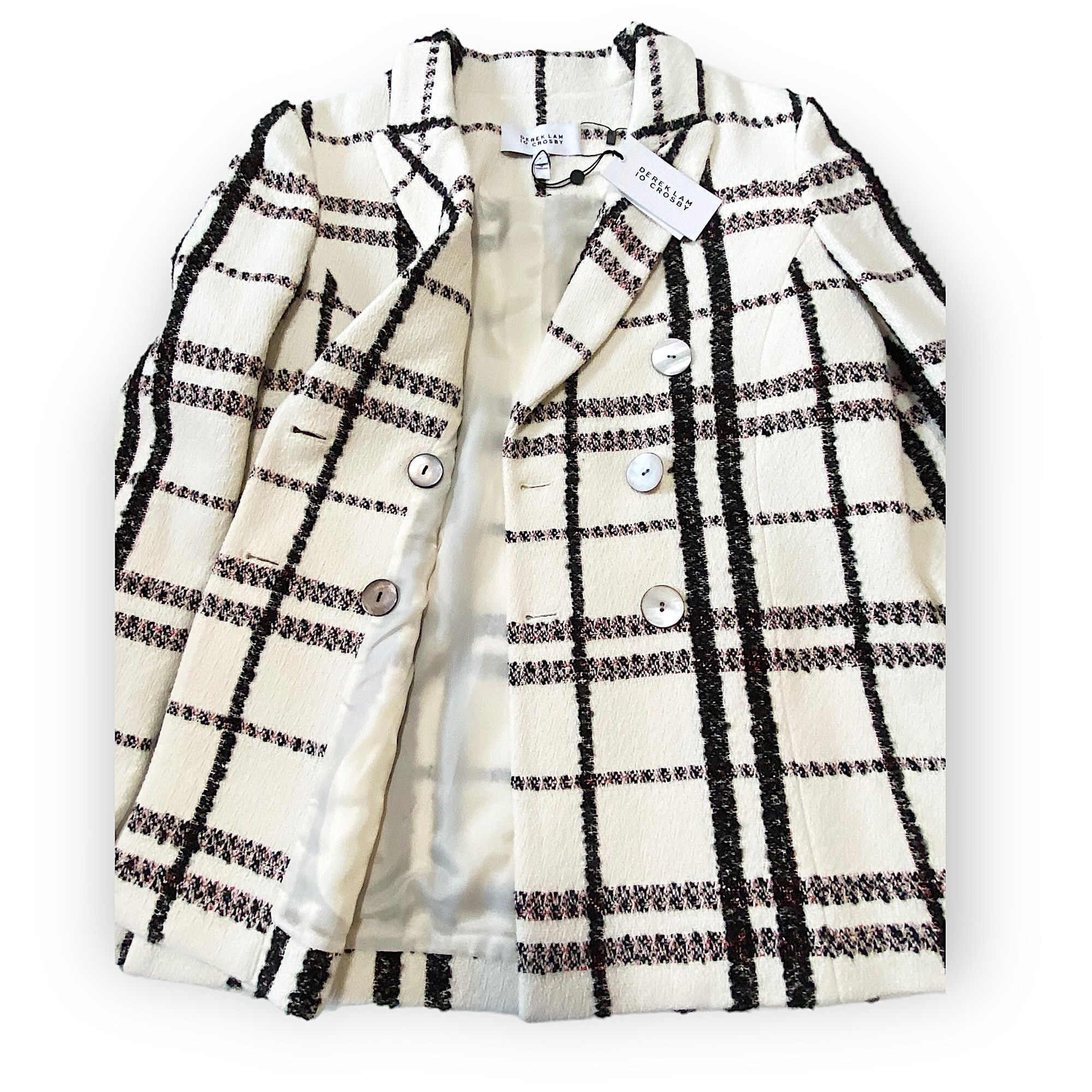Derek Lam 10 Crosby NWT DEREK LAM 10 CROSBY Jacket, Plaid double breasted jacket Size M / US 6-8 / IT 42-44 - 6 Thumbnail