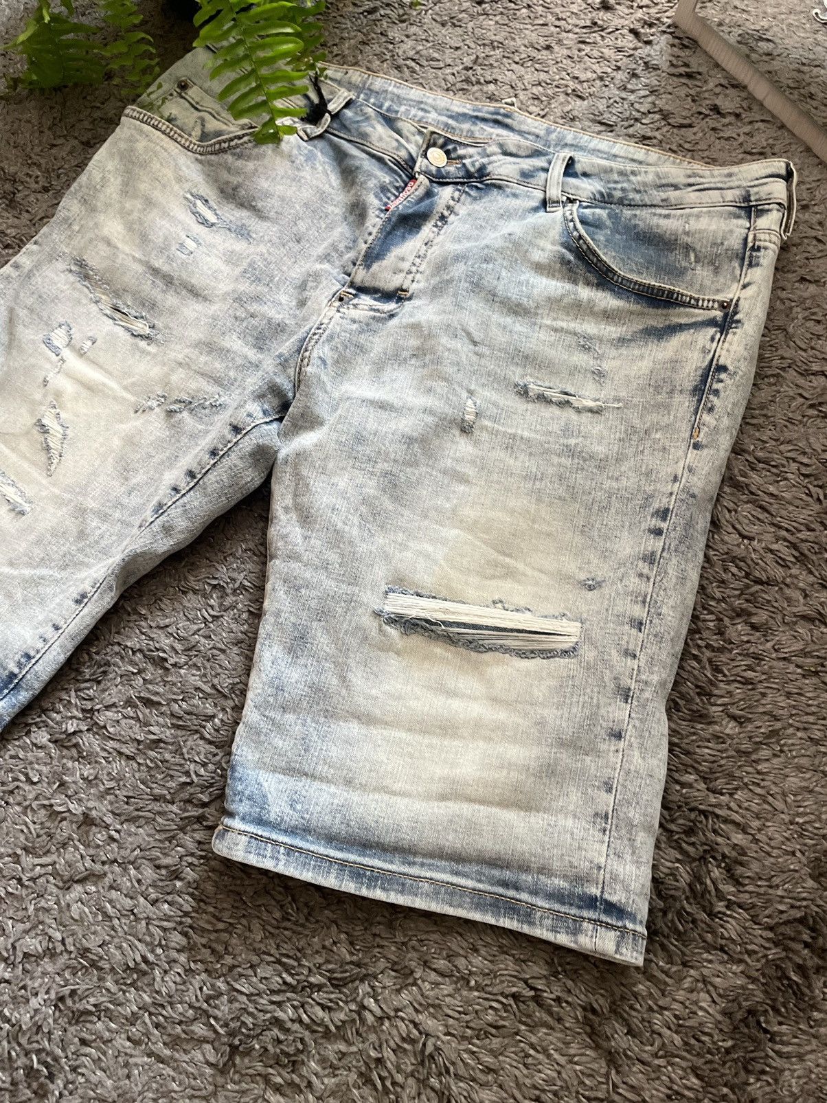 Designer × Dsquared2 Dsquared 2 Shorts Streetwear Vintage Drip Y2k Logo Rare Size US 36 / EU 52 - 4 Thumbnail