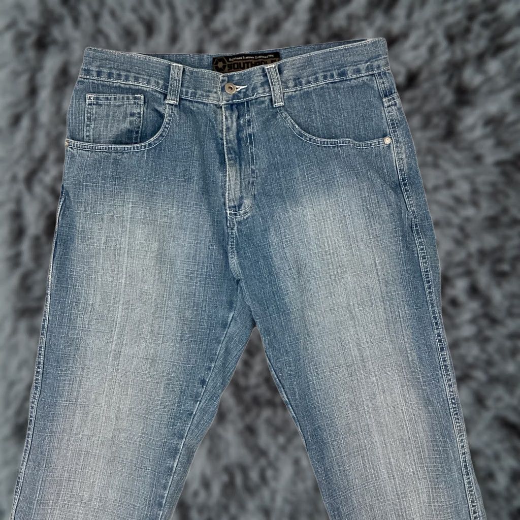 Southpole VINTAGE Southpole Jeans Men’s 34x29 Blue Denim Light Wash Y2K Grunge Hip Hop Black Tab Size US 34 / EU 50 - 1 Thumbnail