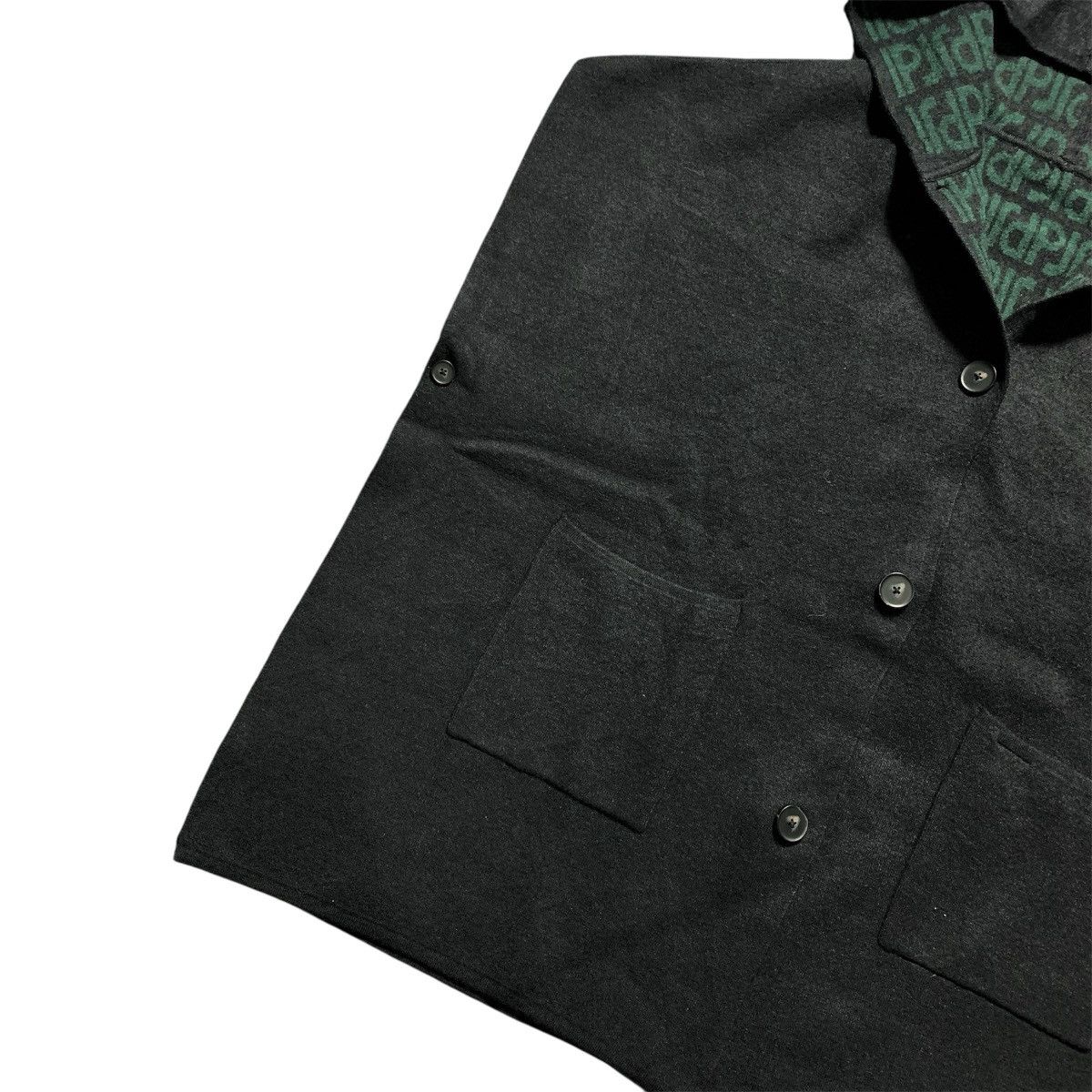 Japanese Brand Paul & Joe Double Side Hooded Scraft Cardigan Monogram Size US XXL / EU 58 / 5 - 6 Thumbnail