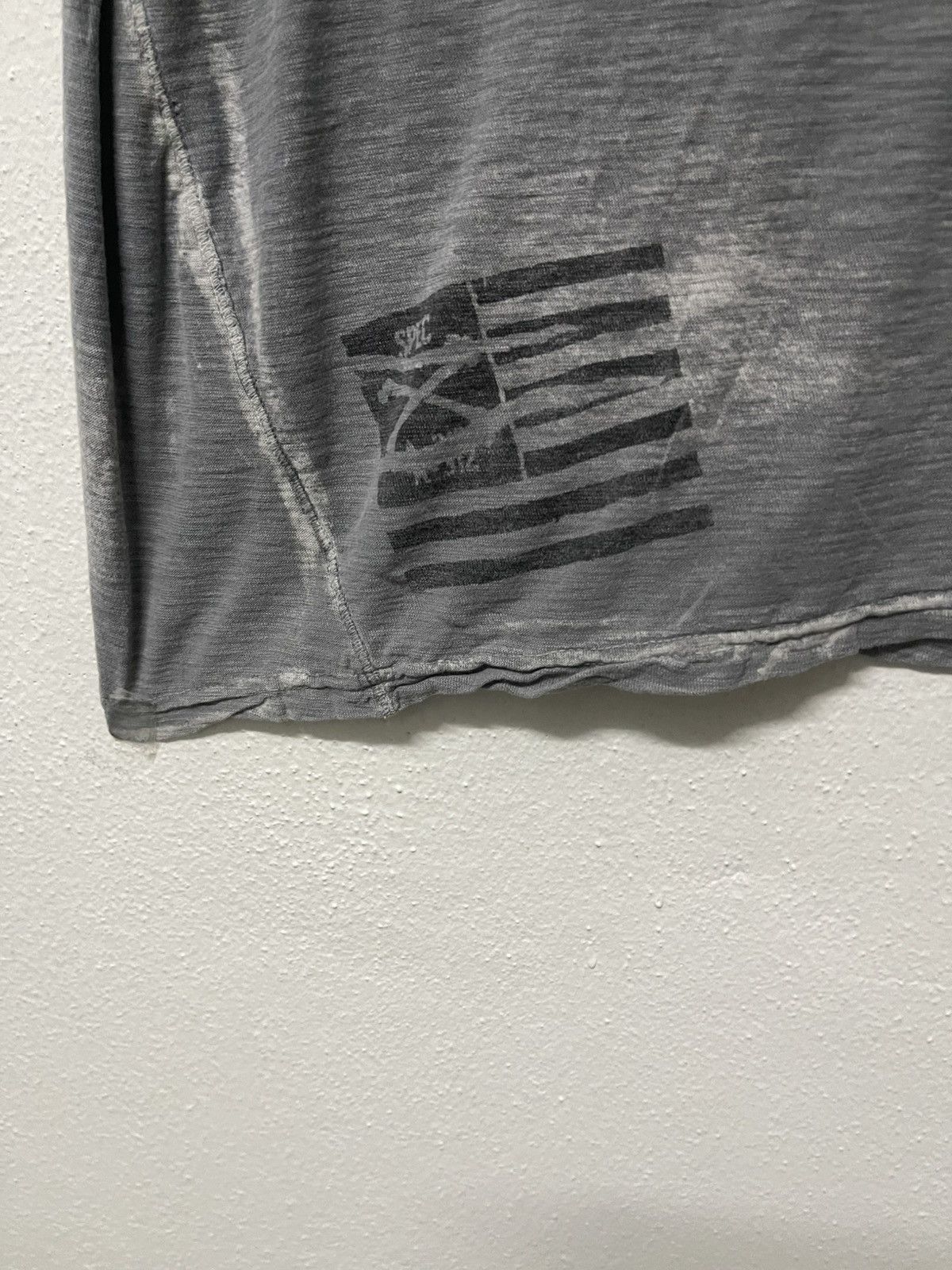 Affliction VINTAGE Y2K EAGLES AFFLICTION ACIDWASH HALF BUTTON SHIRT Size US XL / EU 56 / 4 - 13 Thumbnail