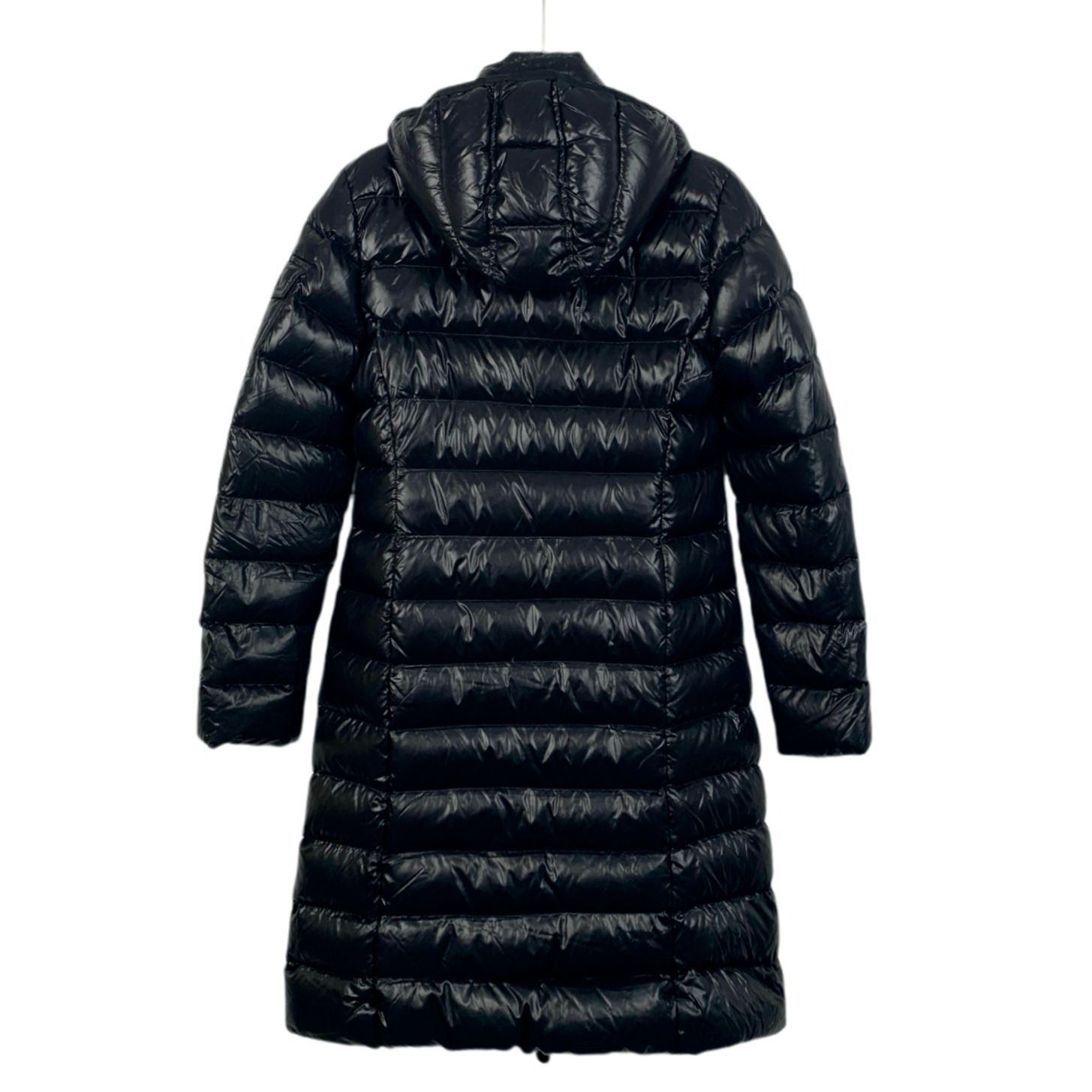 Moncler [Moncler] Moka Black Logo Quilted Hooded Down Jacket 1 S Size S / US 4 / IT 40 - 8 Thumbnail