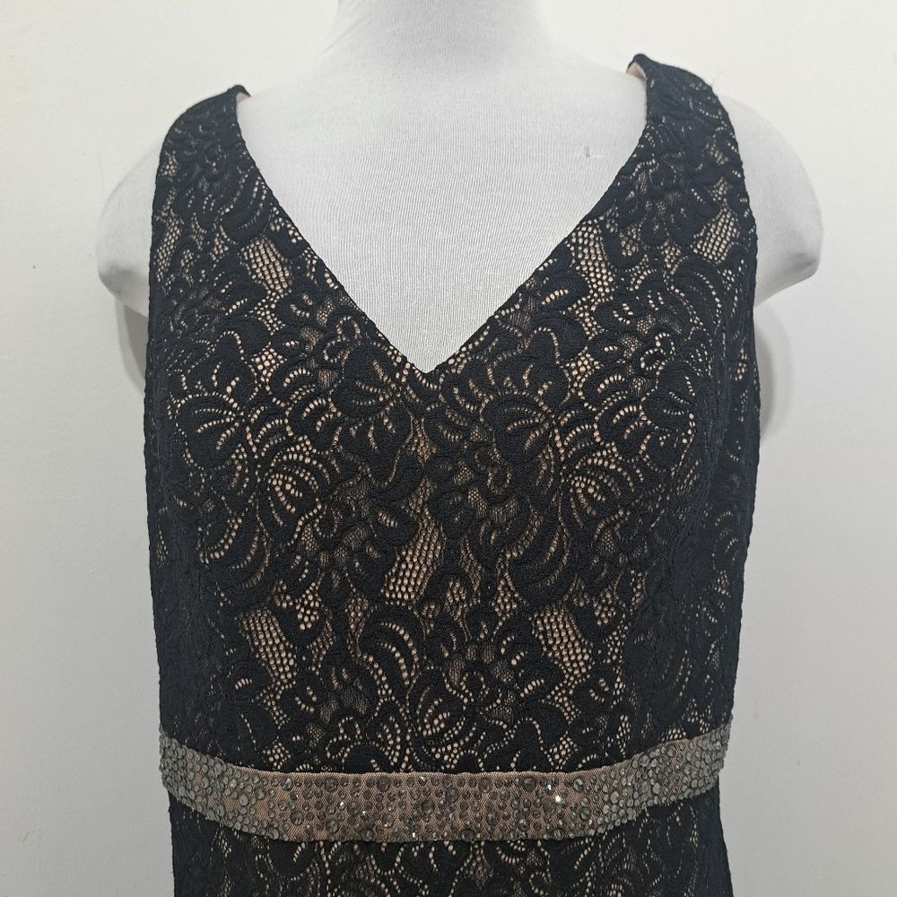 Alex Evenings Alex Evenings Long Lace Elegant Romantic Goth Maxi Gown Size Size XL / US 12-14 / IT 48-50 - 12 Thumbnail