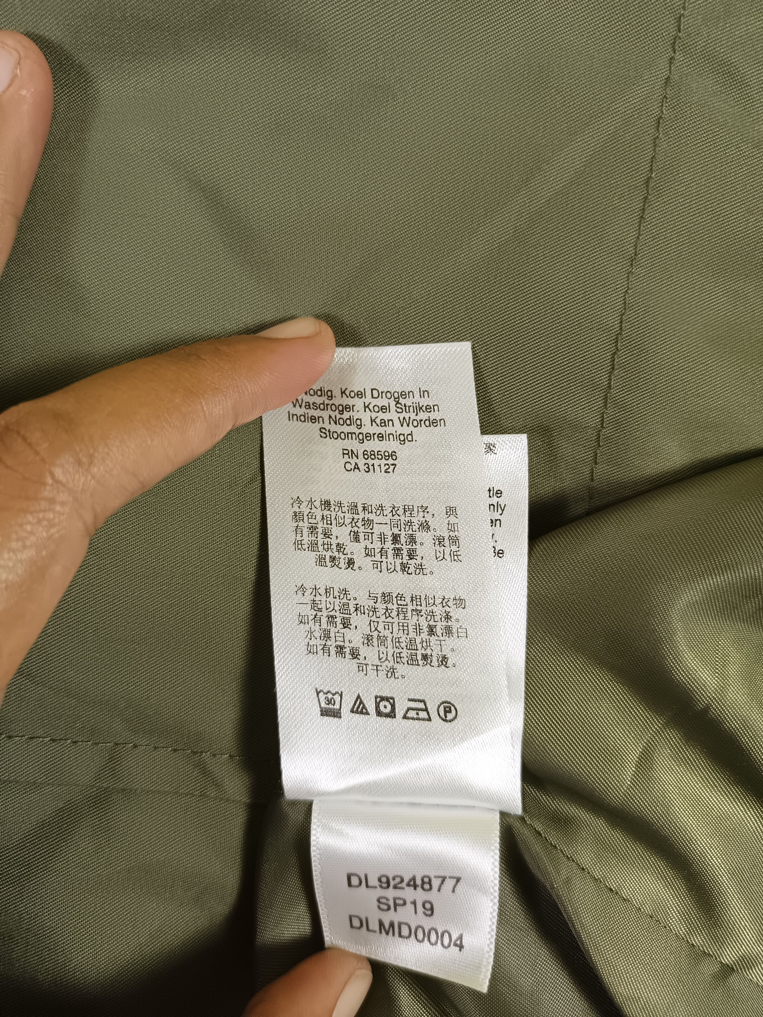 DKNY × Donna Karan Vintage DKNY Donna Karan Fish Tail Parka Jacket Size M / US 6-8 / IT 42-44 - 9 Thumbnail