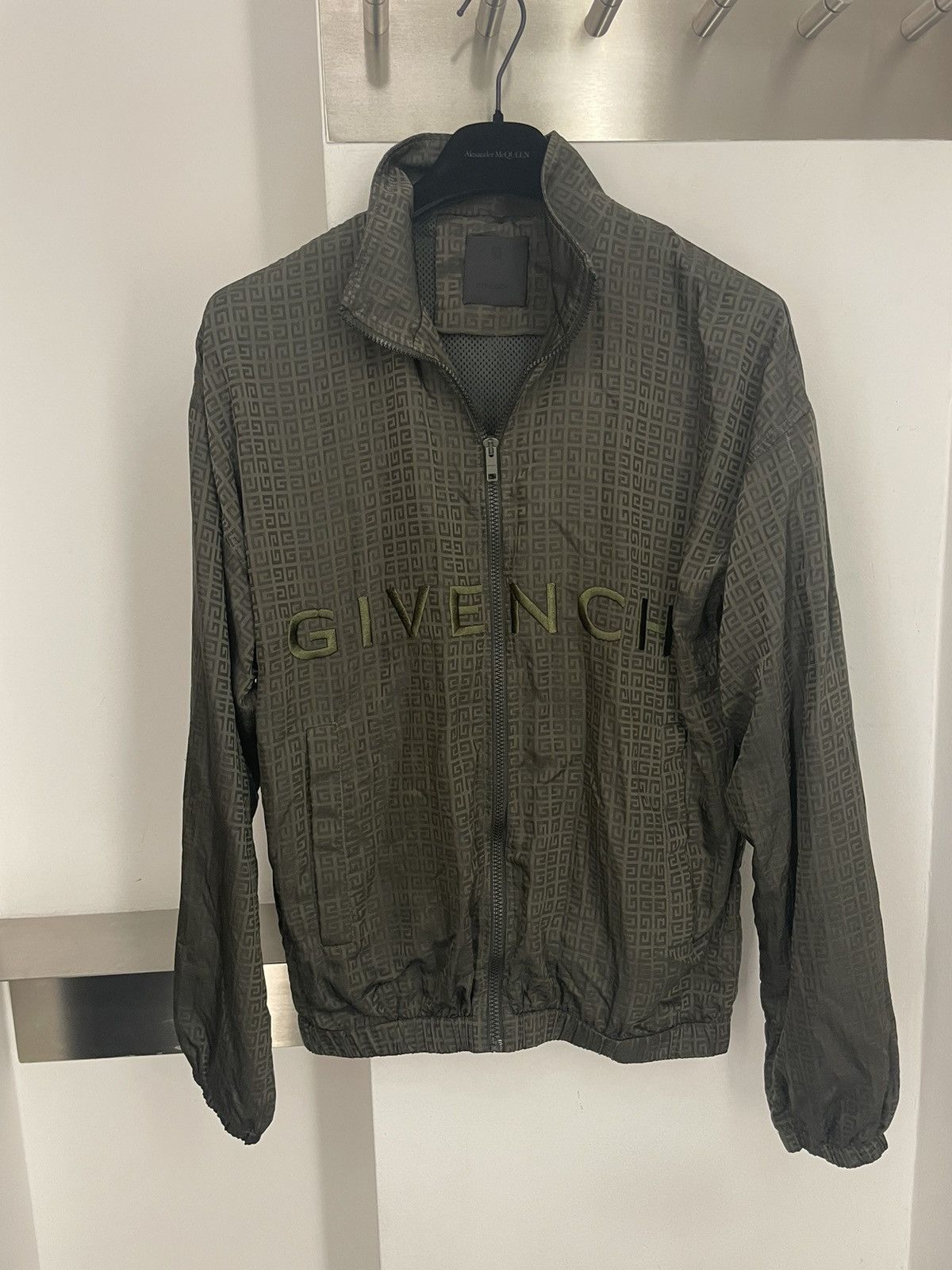 Givenchy Garment Dye Embroidered Jacket 'Military Green' Size US M / EU 48-50 / 2 - 1 Thumbnail