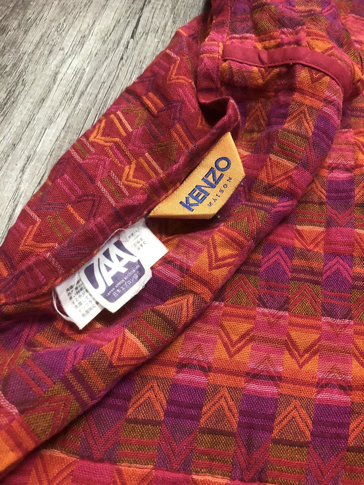 Designer × Kenzo × Vintage Vintage Kenzo Maison Apron Unisex Size ONE SIZE - 10 Thumbnail