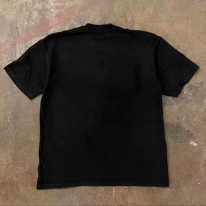 Japanese Brand Black Casual Retro Pumpkin-Print T-Shirt Size US M / EU 48-50 / 2 - 2 Thumbnail