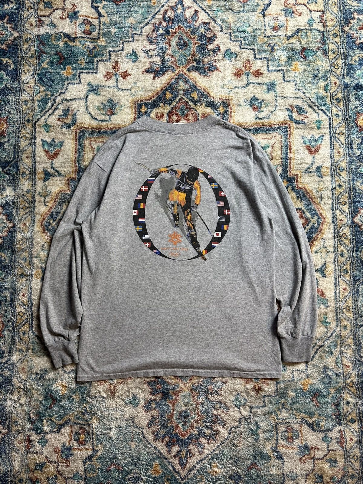 Vintage Vintage Coca Cola Athens Olympics Long Sleeve T-shirt Large Size US L / EU 52-54 / 3 - 1 Thumbnail