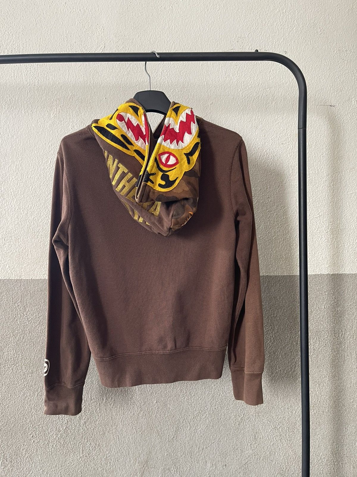 Bape Bape Tiger Full Zip Funthera Militia Brown Hoodie Size S / US 4 / IT 40 - 5 Thumbnail