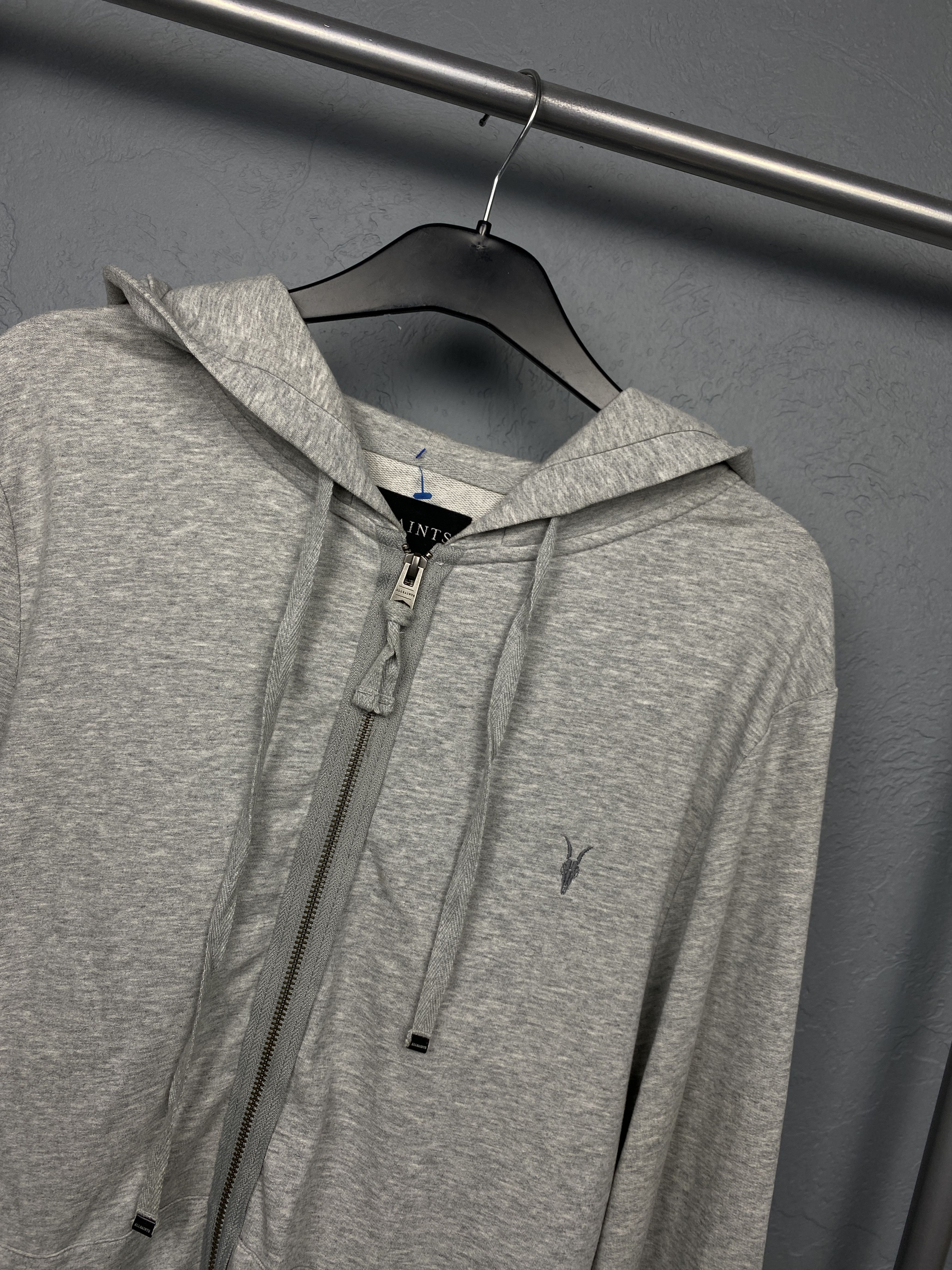 Allsaints × Vintage Allsaints Vintage Mens Orian Zip Hoodie Size US S / EU 44-46 / 1 - 2 Thumbnail