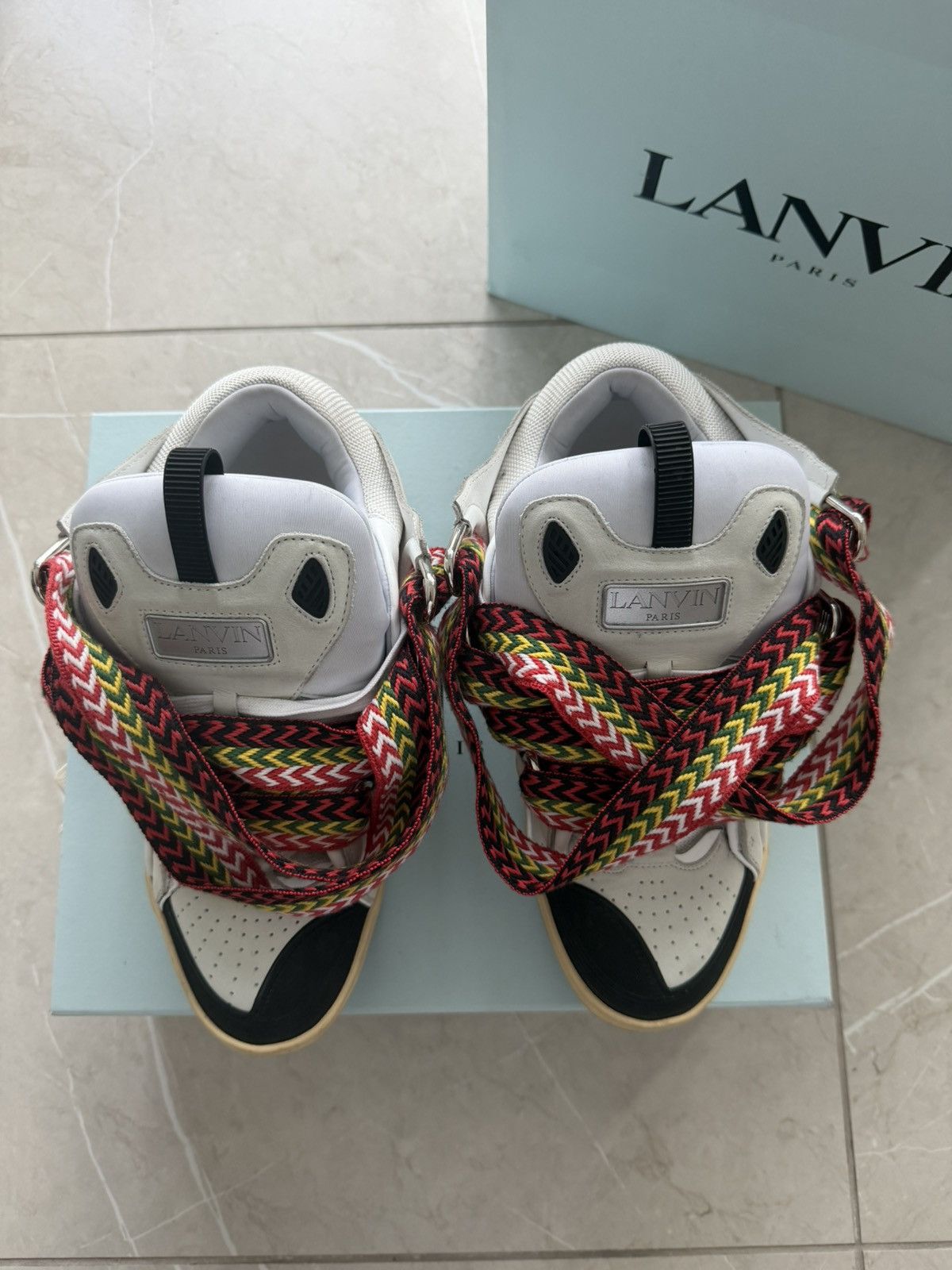 Lanvin Lanvin Curb Sneakers 'White' Size US 10 / EU 43 - 4 Thumbnail