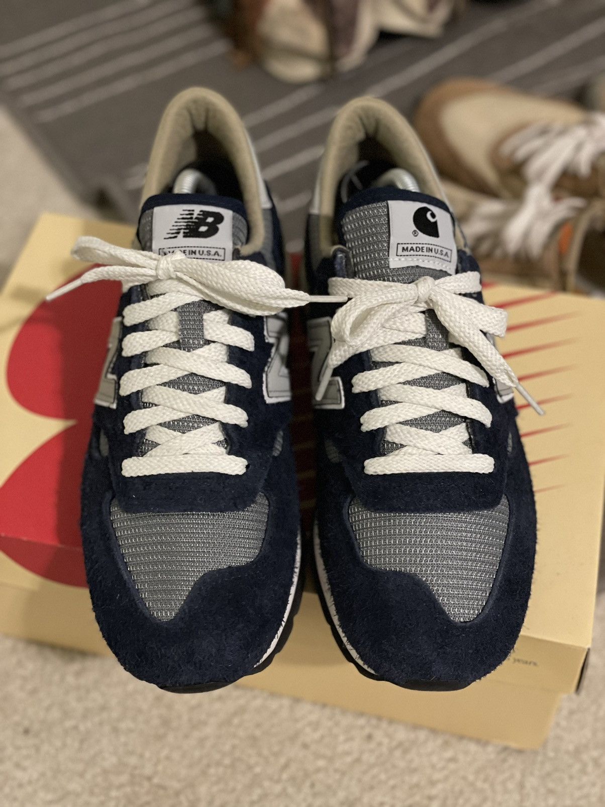 image of Carhartt 990V1 Size 8 Shoes in Navy, Men's