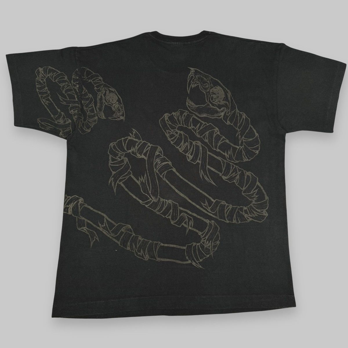 Band Tees Vintage 1992 Metallica Pushead Snake All Over Print T Shirt Size US XXL / EU 58 / 5 - 3 Thumbnail
