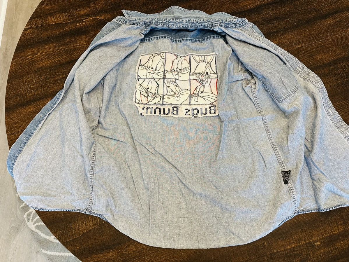 Other Vintage 1995 Looney Tunes Bugs Bunny Denim Button Down-Small Size US S / EU 44-46 / 1 - 6 Thumbnail