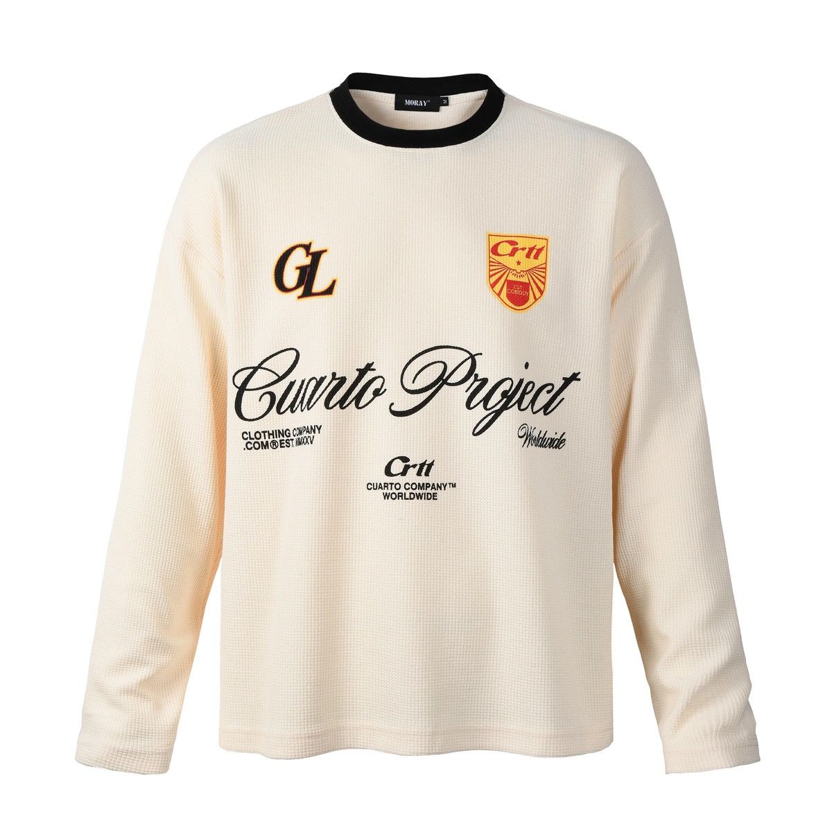 Other VINTAGE VARSITY LONGSLEEVE - WHITESAND Size US XL / EU 56 / 4 - 2 Thumbnail