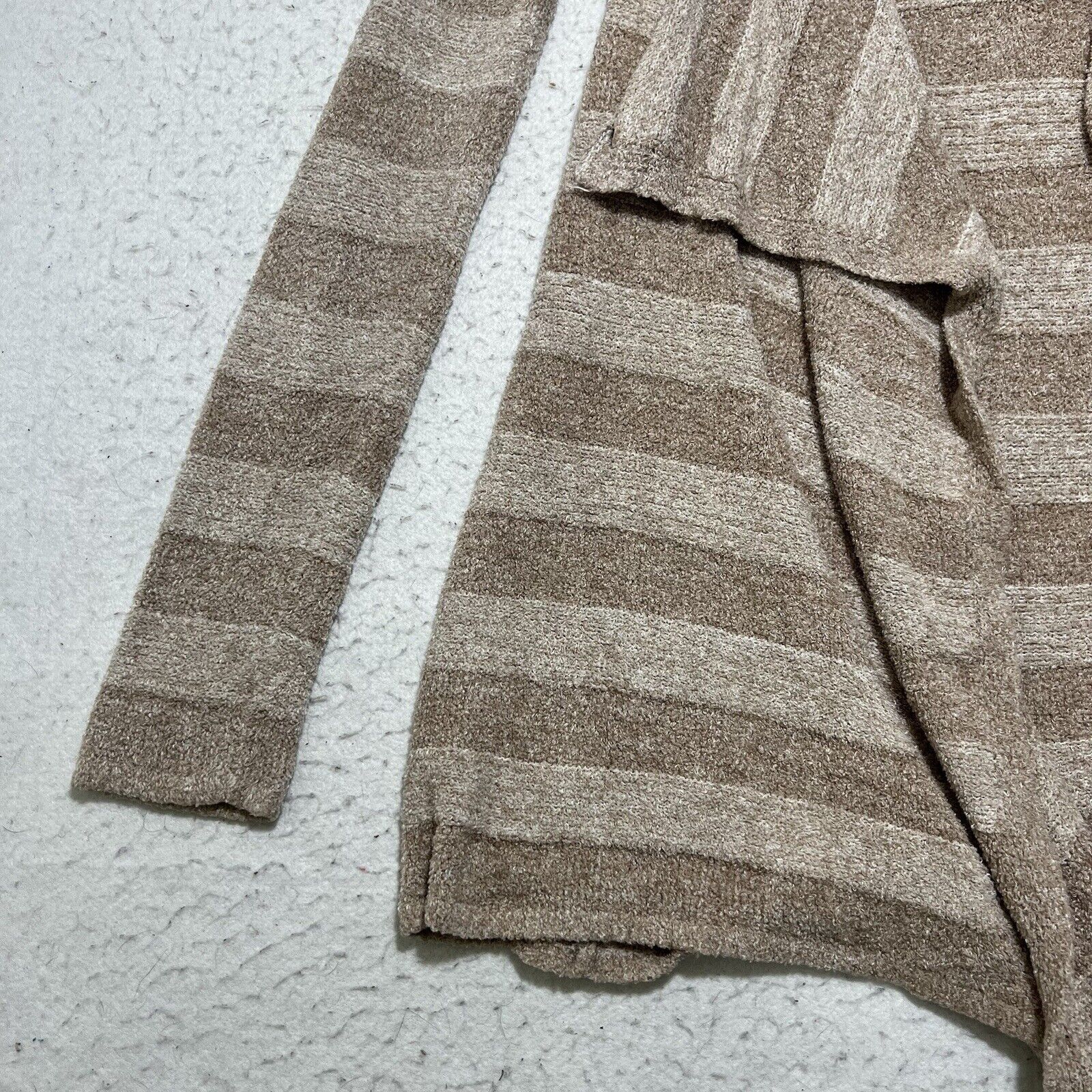 Other Barefoot Dreams Bamboo Chic Lite Striped Open Front Cardigan Size M / US 6-8 / IT 42-44 - 7 Thumbnail
