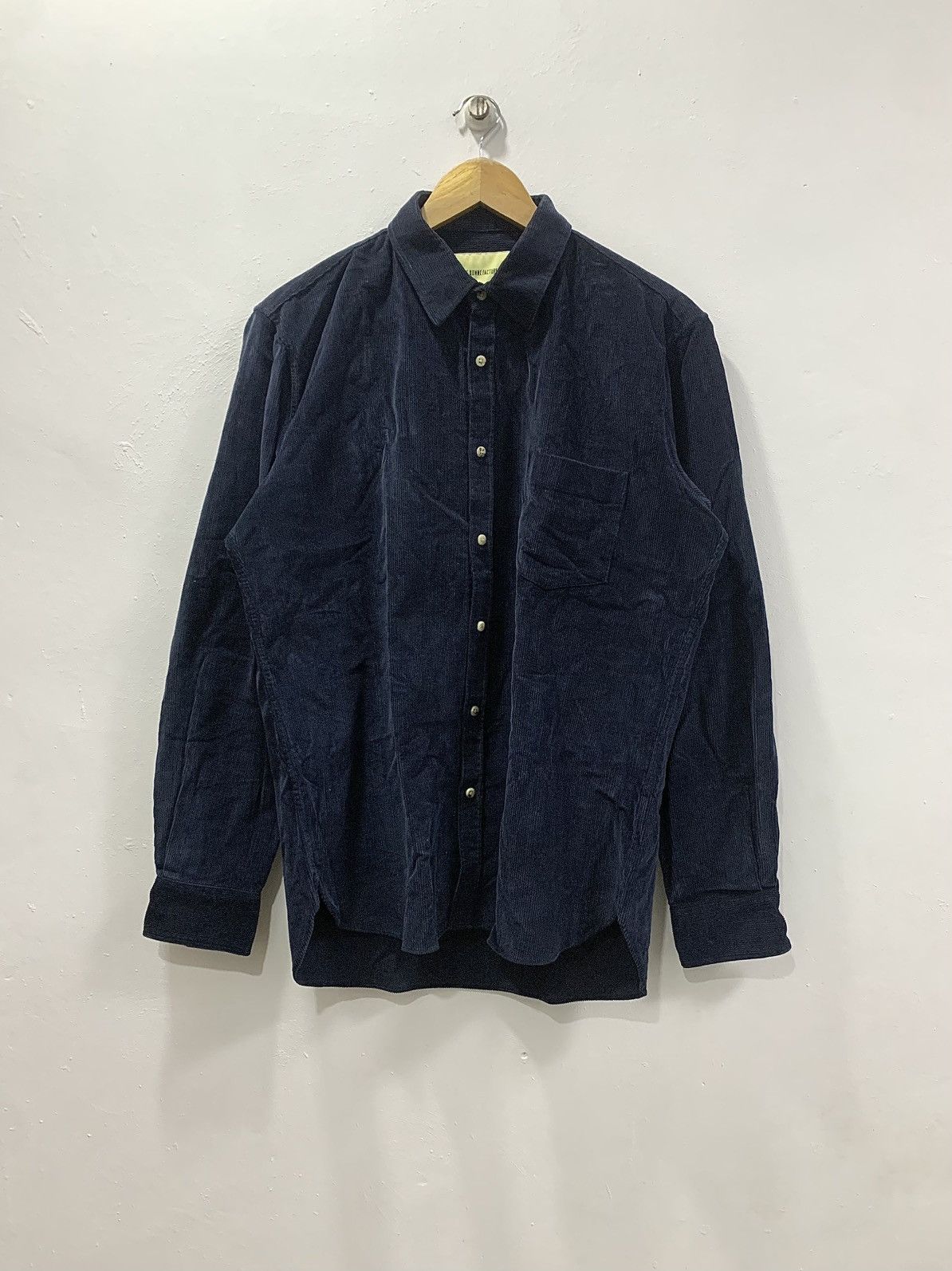 De Bonne Facture DE BONNE FACTURE BUTTON-DOWN COLLAR COTTON-CORDUROY SHIRT Size US L / EU 52-54 / 3 - 2 Thumbnail
