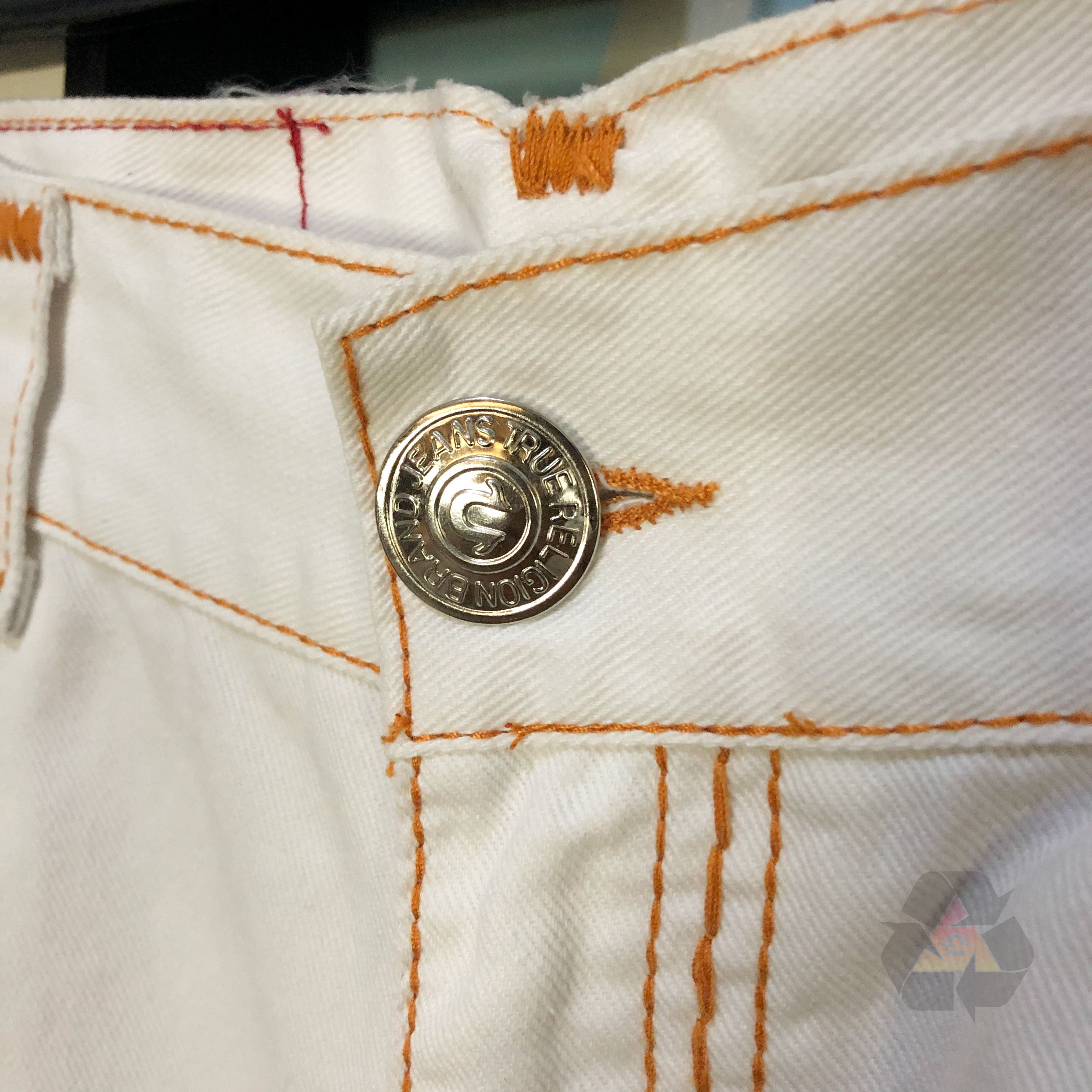 Japanese Brand DEAD STOCK True Religion Joey Super T Jeans Rare Vintage Size US 30 / EU 46 - 8 Thumbnail