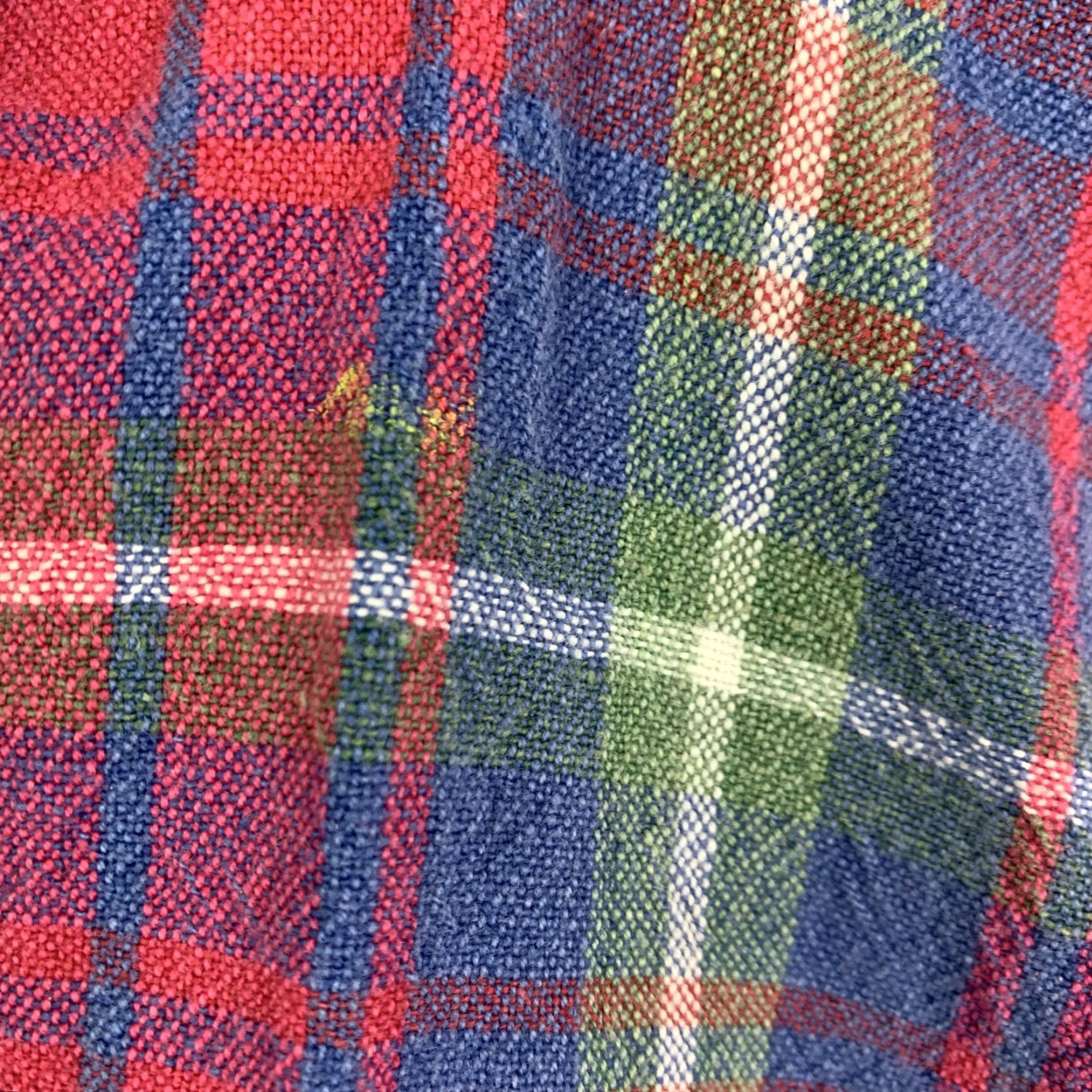 Faded Glory VINTAGE Faded Glory Shirt Plaid Flannel Denim Collar 90s Grunge Med/Large XL 2X Women Reproduction? Size M / US 6-8 / IT 42-44 - 7 Thumbnail