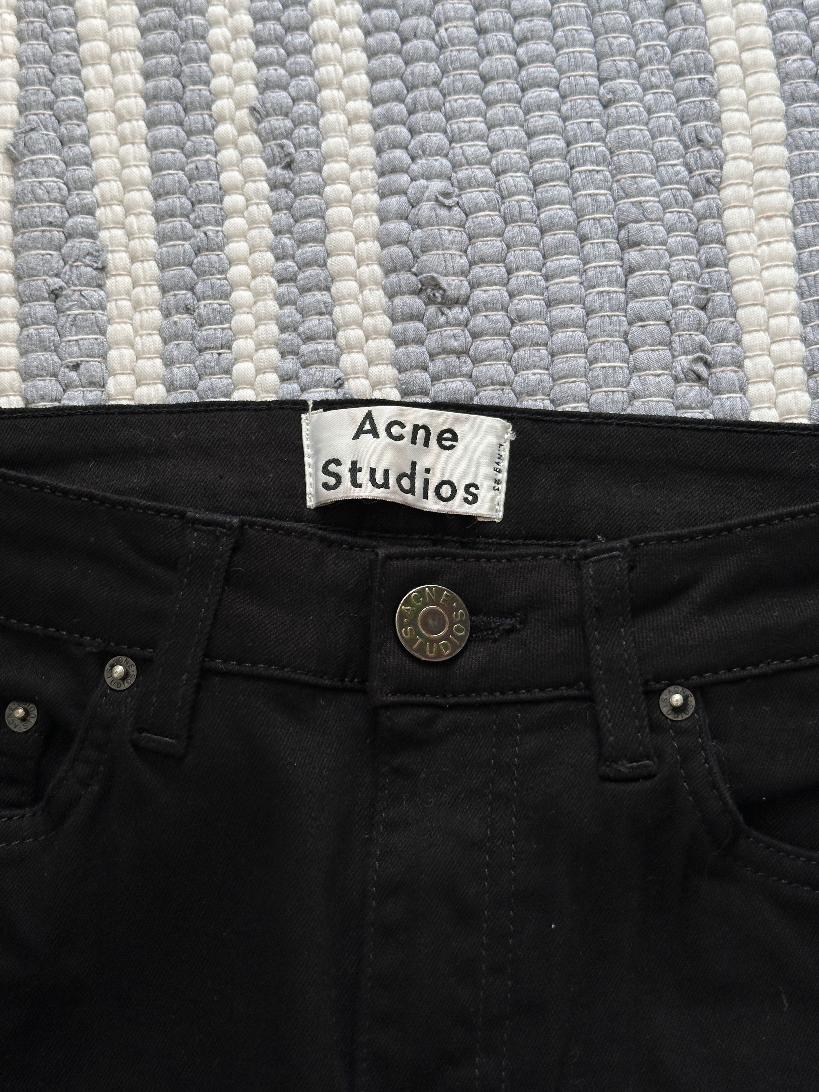 Acne Studios Acne Studios Skin 5 Black Denim Pants Jeans Size 26" / US 2 / IT 38 - 6 Thumbnail