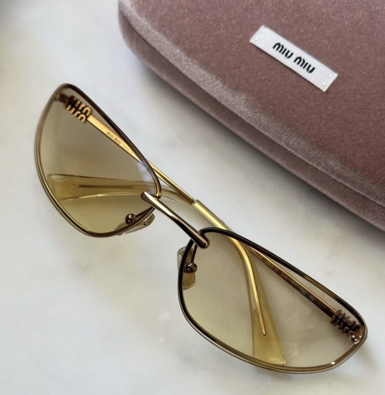 Miu Miu NEW Miu Miu sunglasses Miu Miu MU A50S 5AK-7R1 Size ONE SIZE - 12 Thumbnail