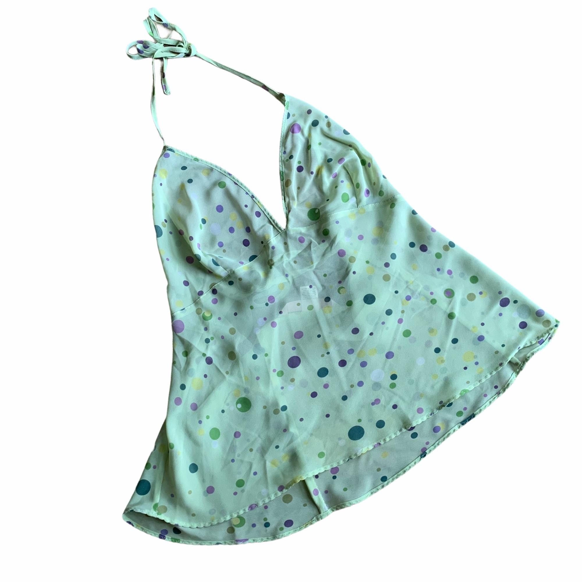 Victoria's Secret Vintage Victoria's Secret Sheer Polka Dot Pajama Set L Size L / US 10 / IT 46 - 2 Thumbnail