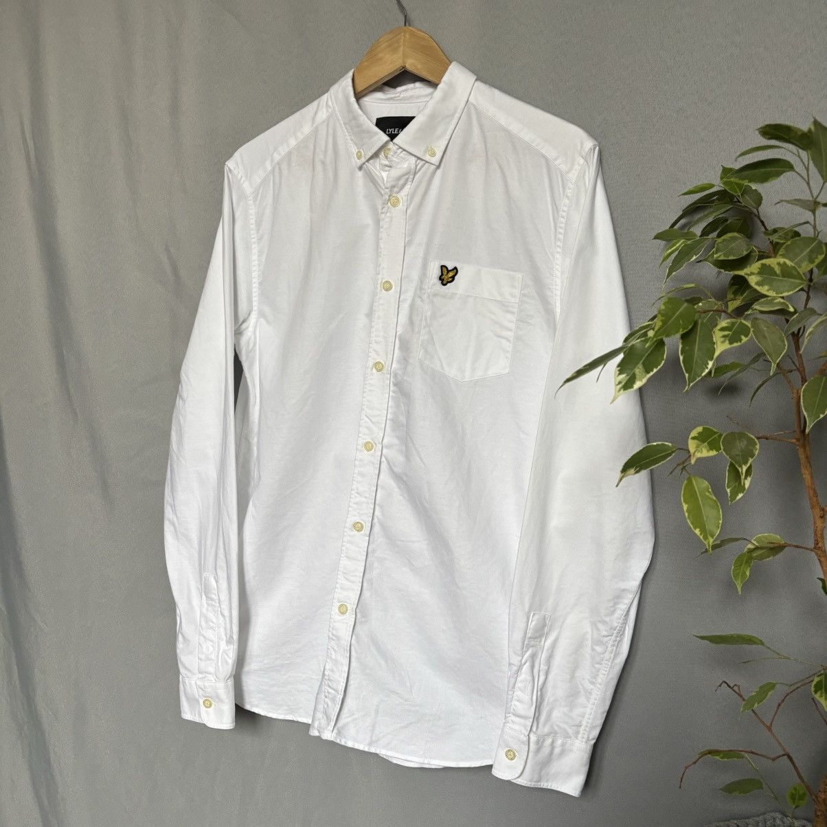 Lyle & Scott Lyle Scott shirt button up medium white basic casual Size US M / EU 48-50 / 2 - 7 Thumbnail