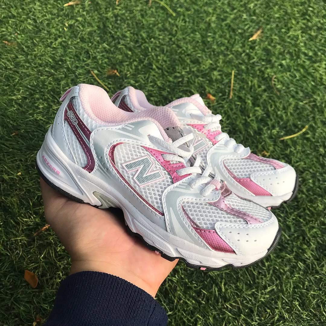 New Balance New Balance 530 Little Kid 'Pink Sugar abzorb grey white kid Size 28 - 5 Thumbnail