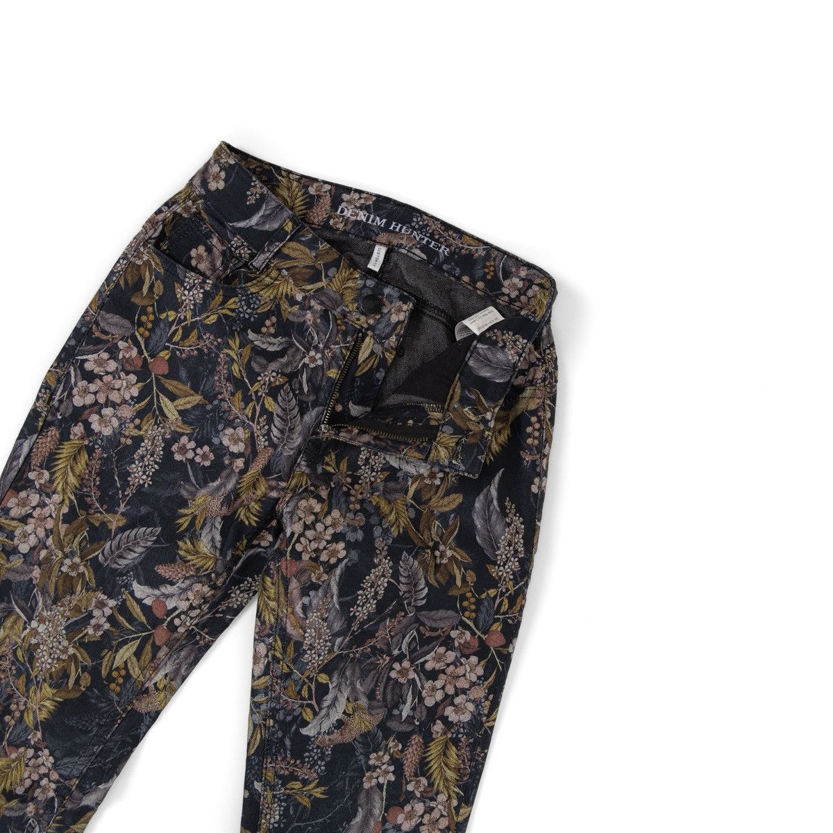 Other Denim Hunter Floral Print Jeans Skinny Fit Stretch Pants Size 26" / US 2 / IT 38 - 3 Thumbnail