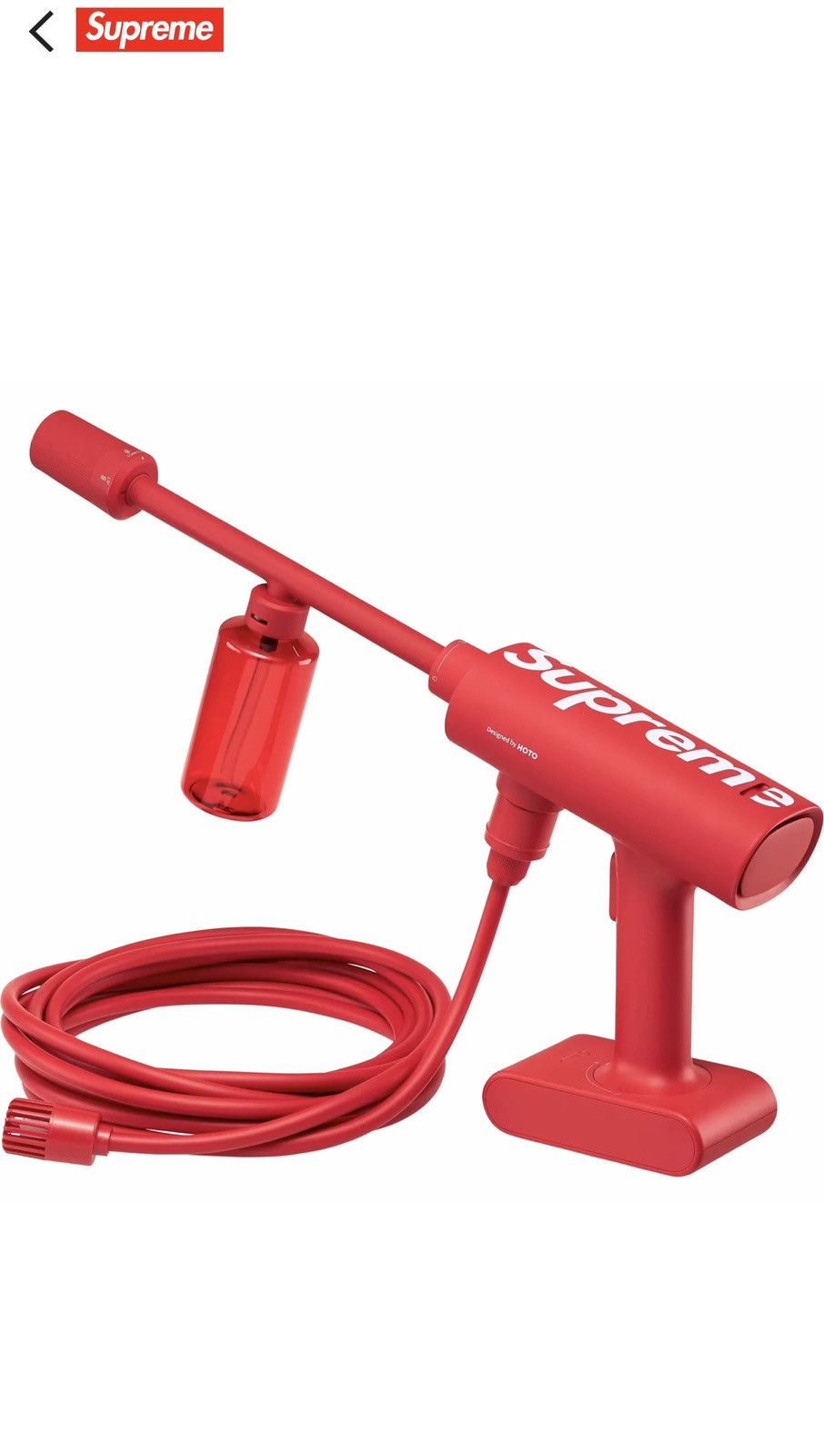 image of Supreme Hoto 20V Pressure Washer Pro in Red, Men's