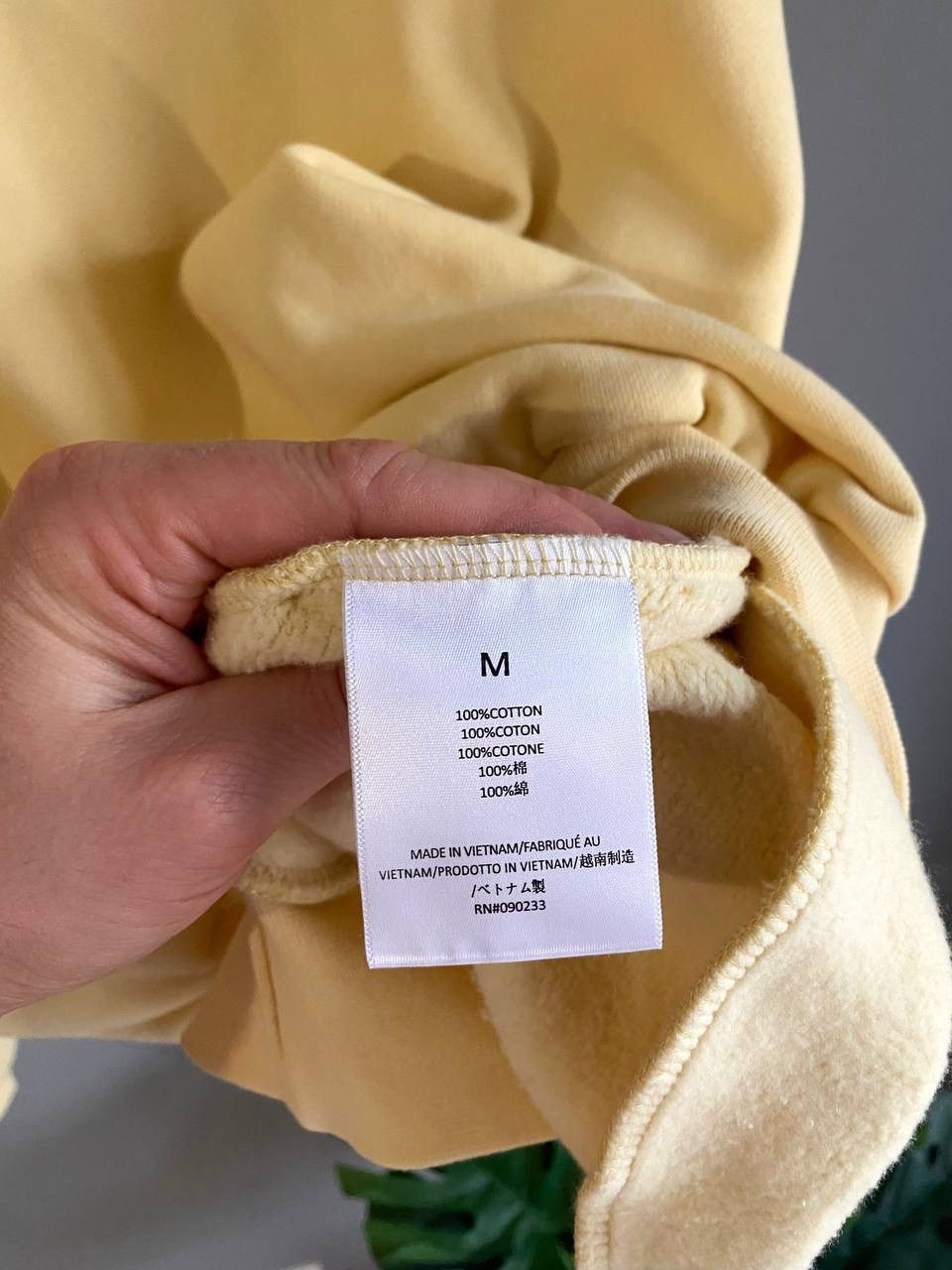 Fear of God Fear Of Good Essential Garden Yellow Pullover Hoodie, Size M Size US M / EU 48-50 / 2 - 13 Thumbnail