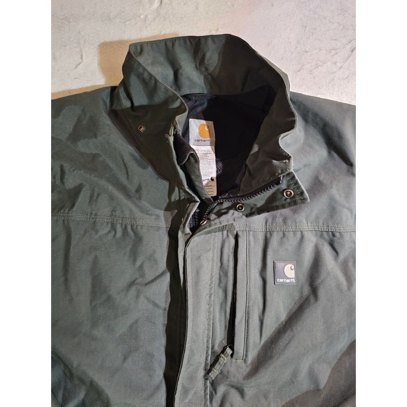 Carhartt Carhartt Signature Waterproof Breathable Softshell Jacket Green Full Zip J162 XL Size US XL / EU 56 / 4 - 3 Thumbnail