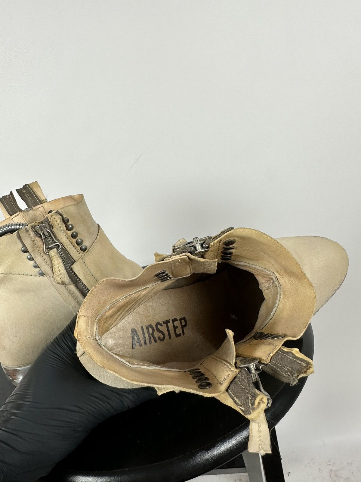 A.S.98 Women’s A.S.98. Airstep Leather Boots Size US 8 / IT 38 - 24 Thumbnail