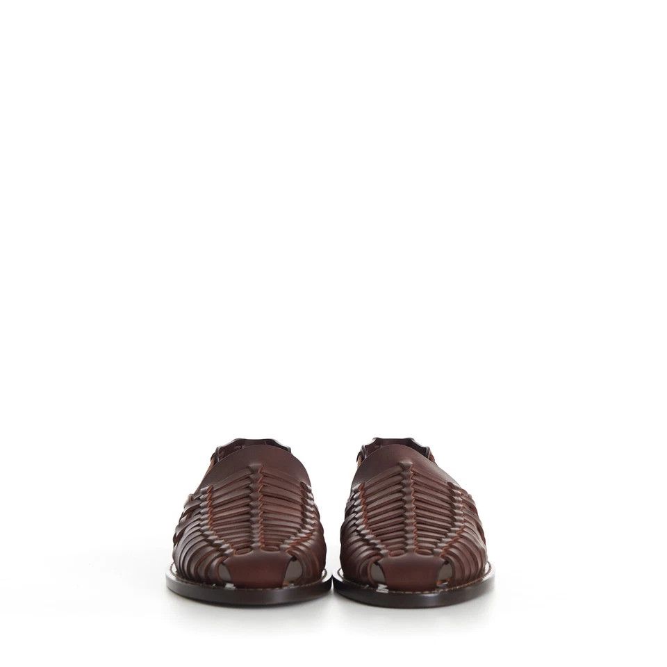o1w1db10725 Woven Sandals Loafer in Brown