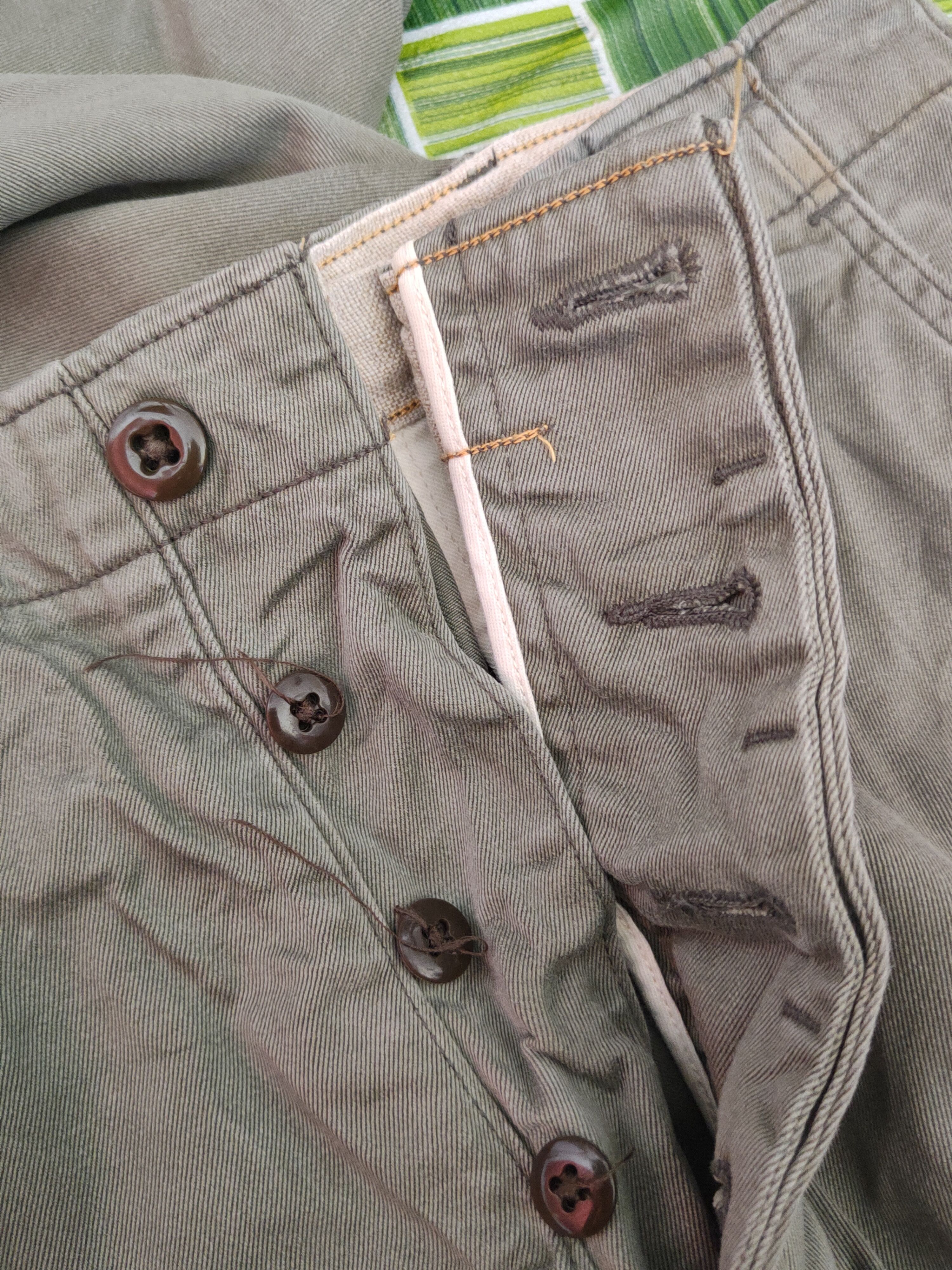 SHIPS Ships Army Green Faded Multipocket Casual Pants #S1715 Size US 32 / EU 48 - 12 Thumbnail