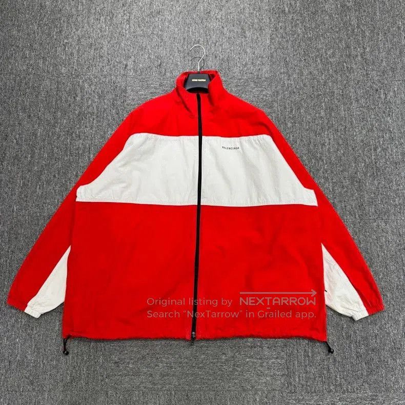 Balenciaga Balenciaga Red White Colorblock Jacket. Size US S / EU 44-46 / 1 - 2 Thumbnail