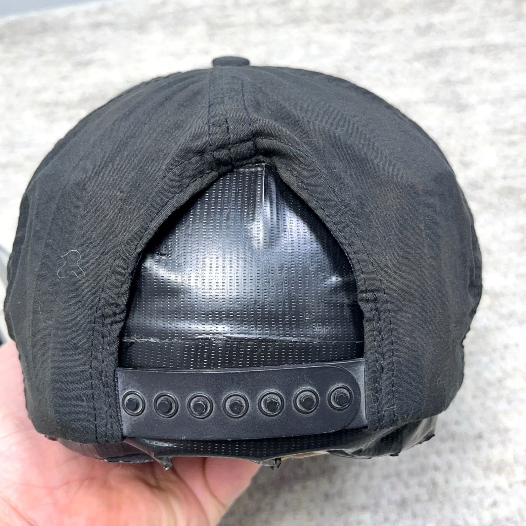 Vintage Vintage Rotor Tools Hat Cap Black Red Nylon Snap Back 90s Made In USA Trucker F2 Mens One Size Black Nylon Trucker Size ONE SIZE - 3 Thumbnail